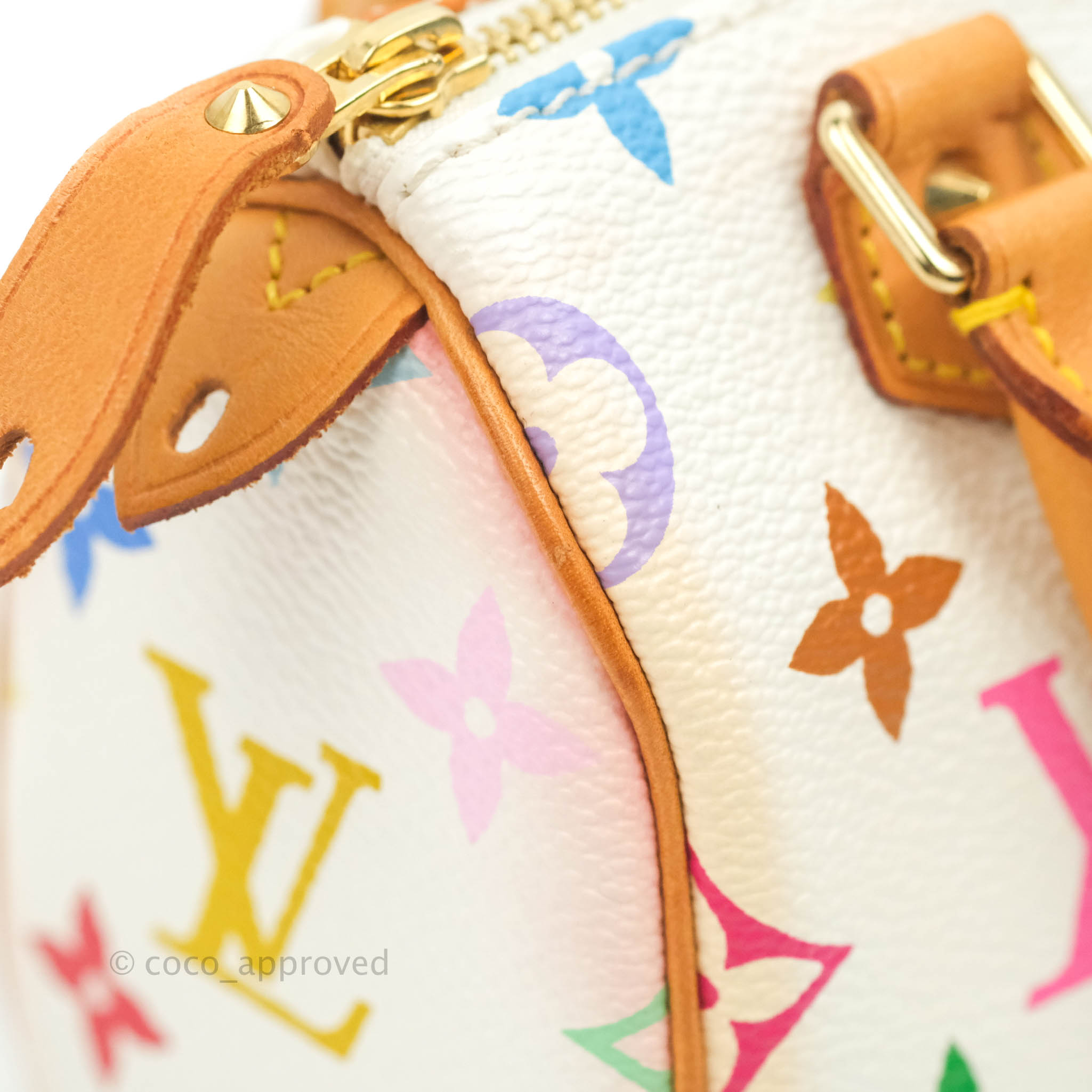 Louis Vuitton Takashi Murakami Nano Speedy Handbag – vintagebonbon