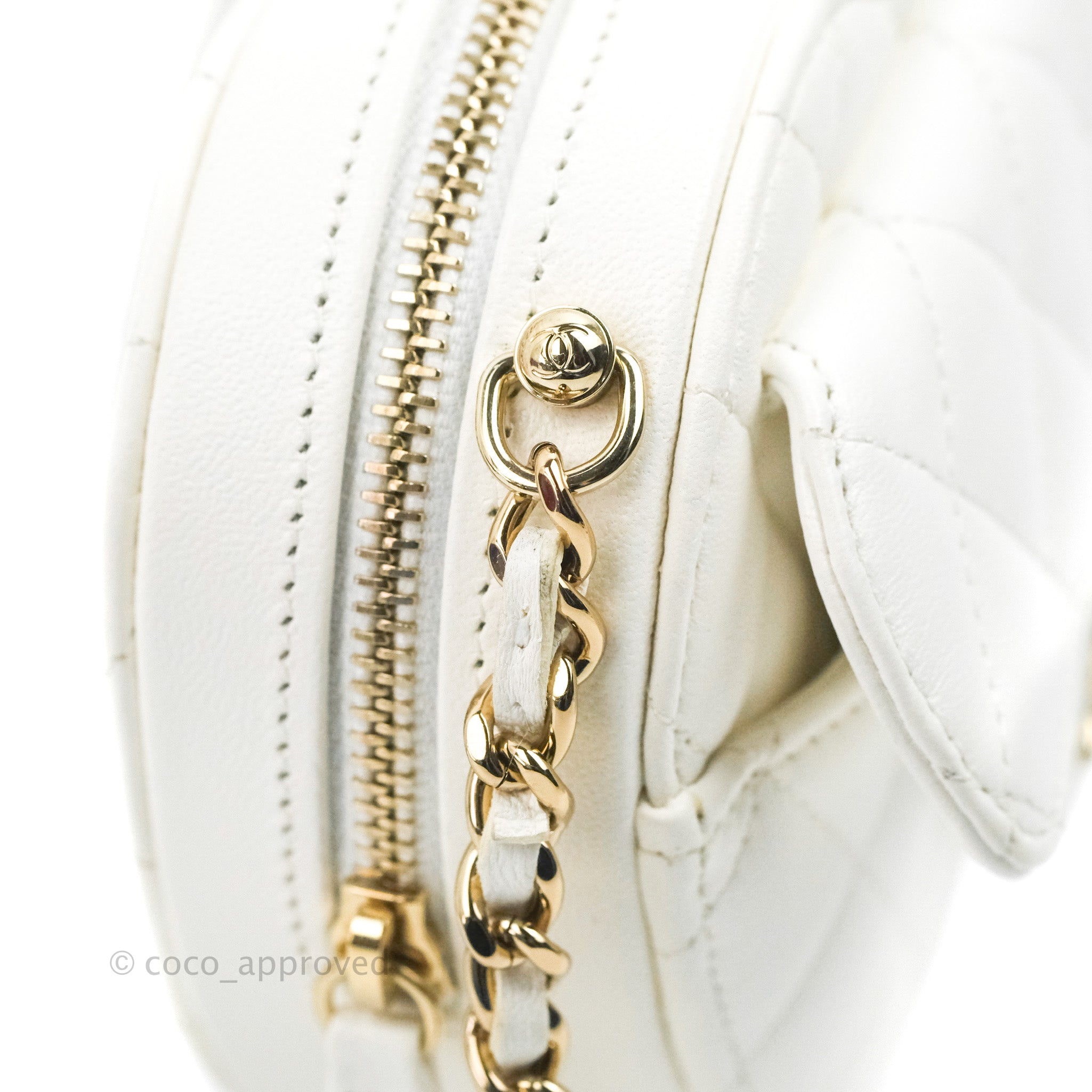 Chanel Chain Heart Clutch Black Lambskin Gold Hardware – Madison