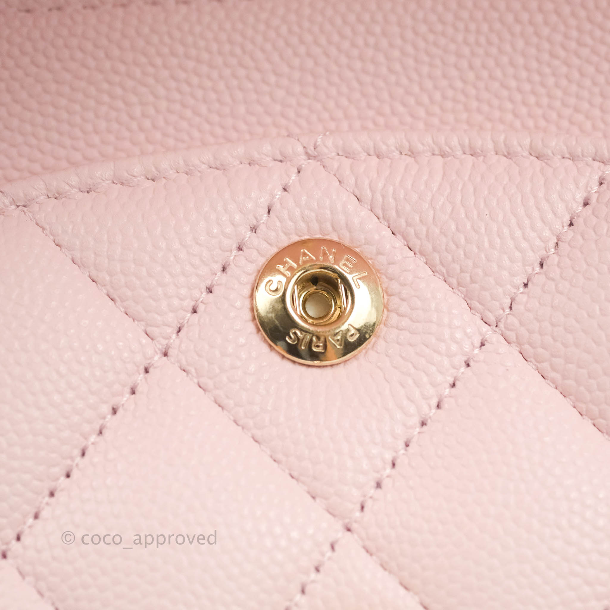 Chanel Quilted Mini O Case Pink Lambskin Silver Hardware – Coco Approved  Studio