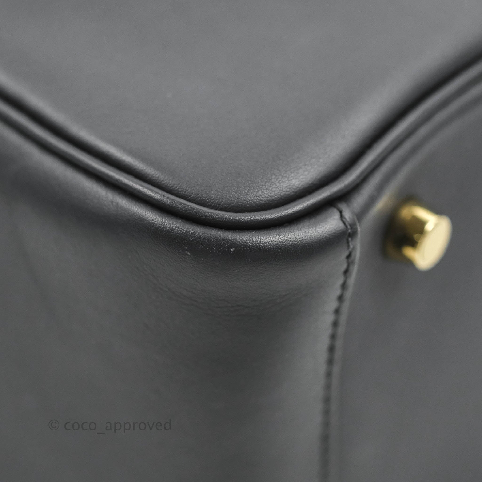 Hermès Lindy Mini Black Swift Gold Hardware – Privé Porter