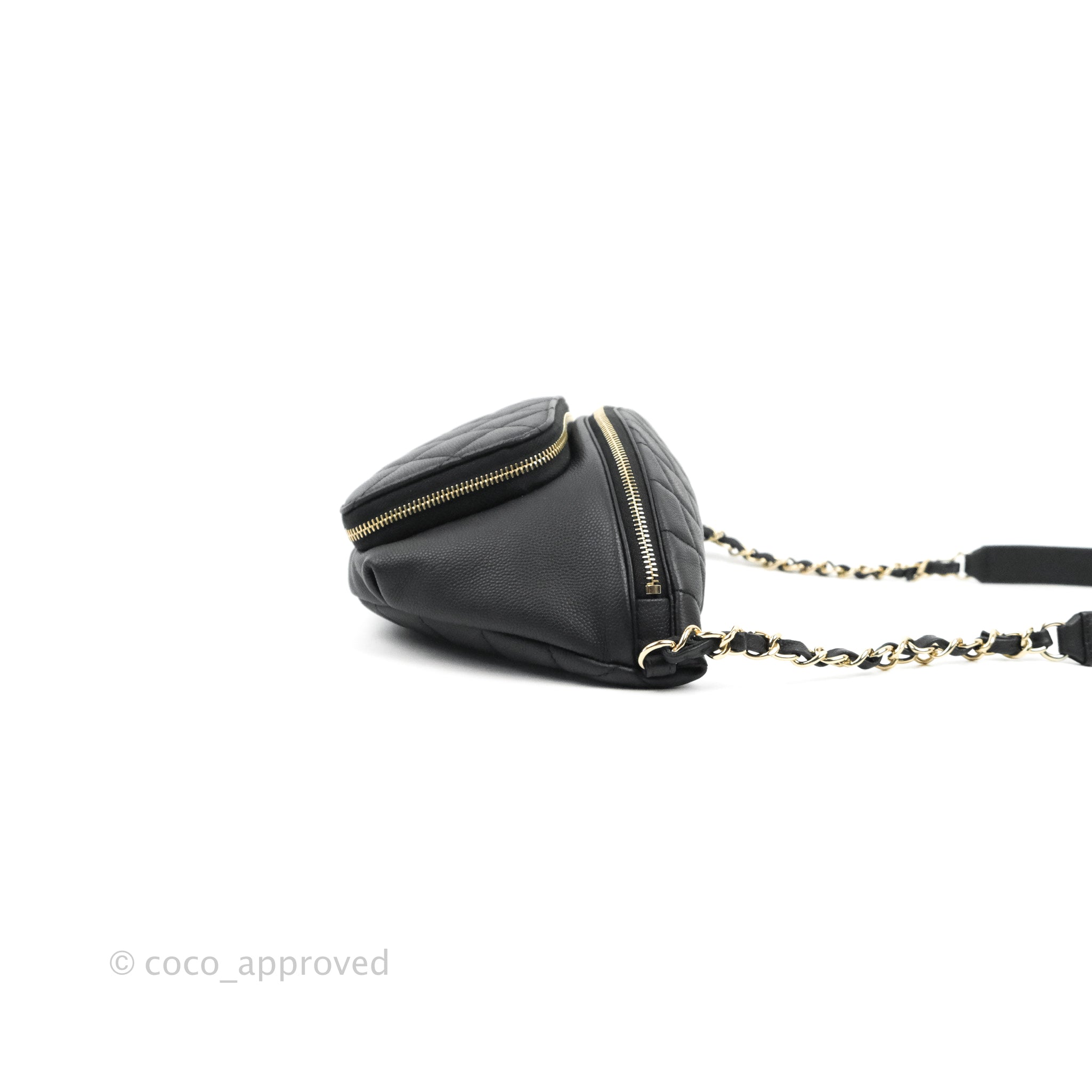 Chanel Black Calf Leather Staff Issue Belt Bag  Designer Exchange Ltd