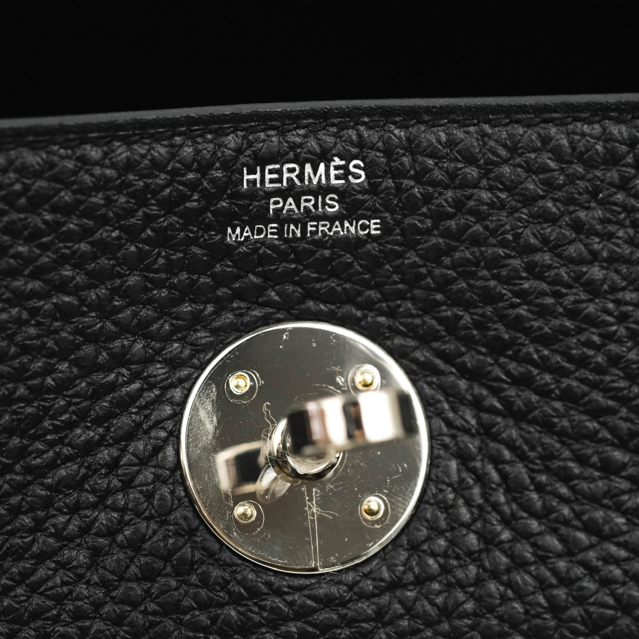 Hermès Black Clémence Lindy 26