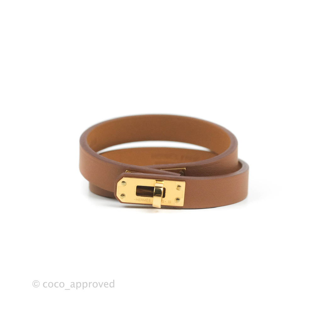 Hermes Clic Cadenas Bracelet Marron Glacé Palladium Hardware – Coco  Approved Studio