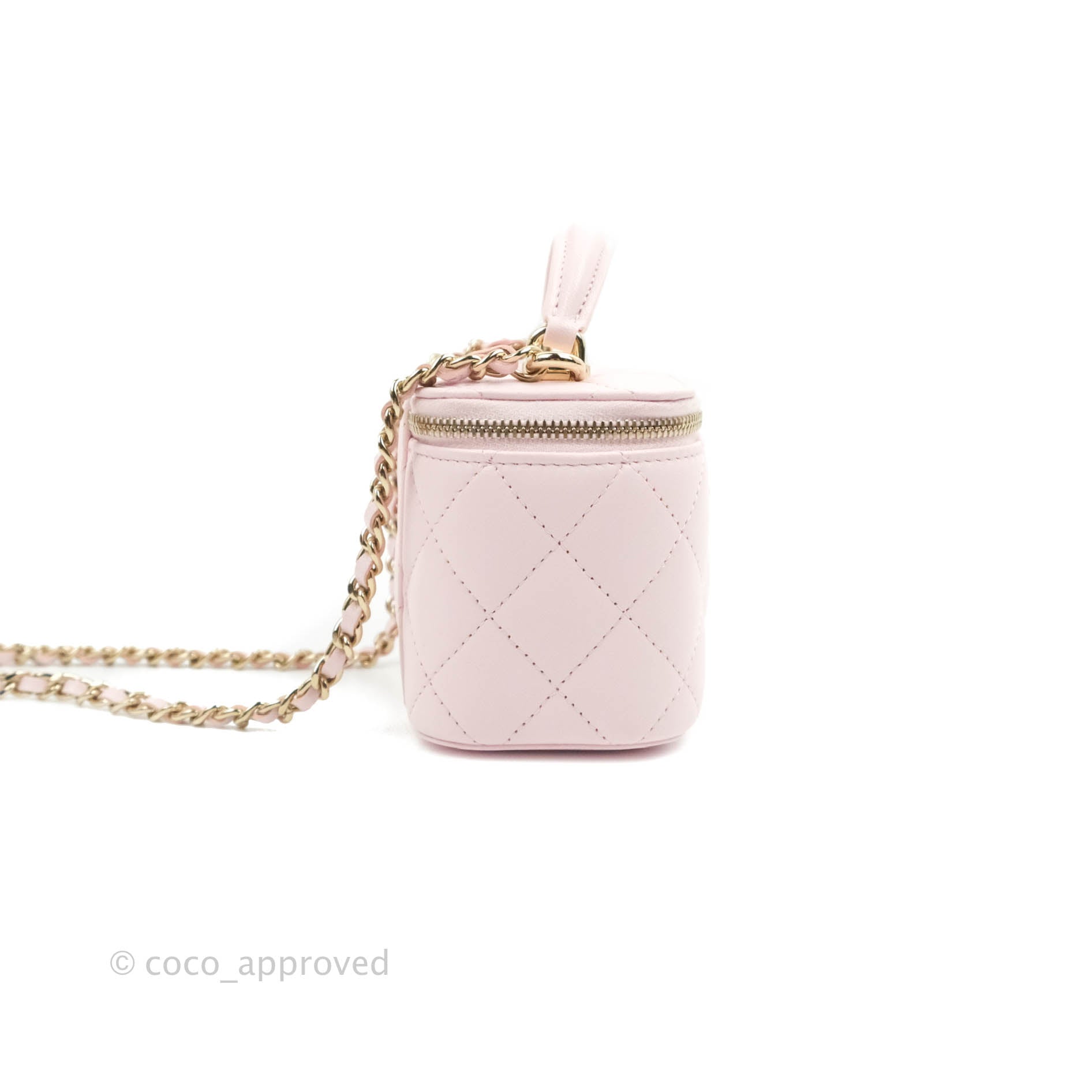 Chanel Pink Quilted Caviar Small Vanity Gold Hardware, 2022 Available For  Immediate Sale At Sotheby's