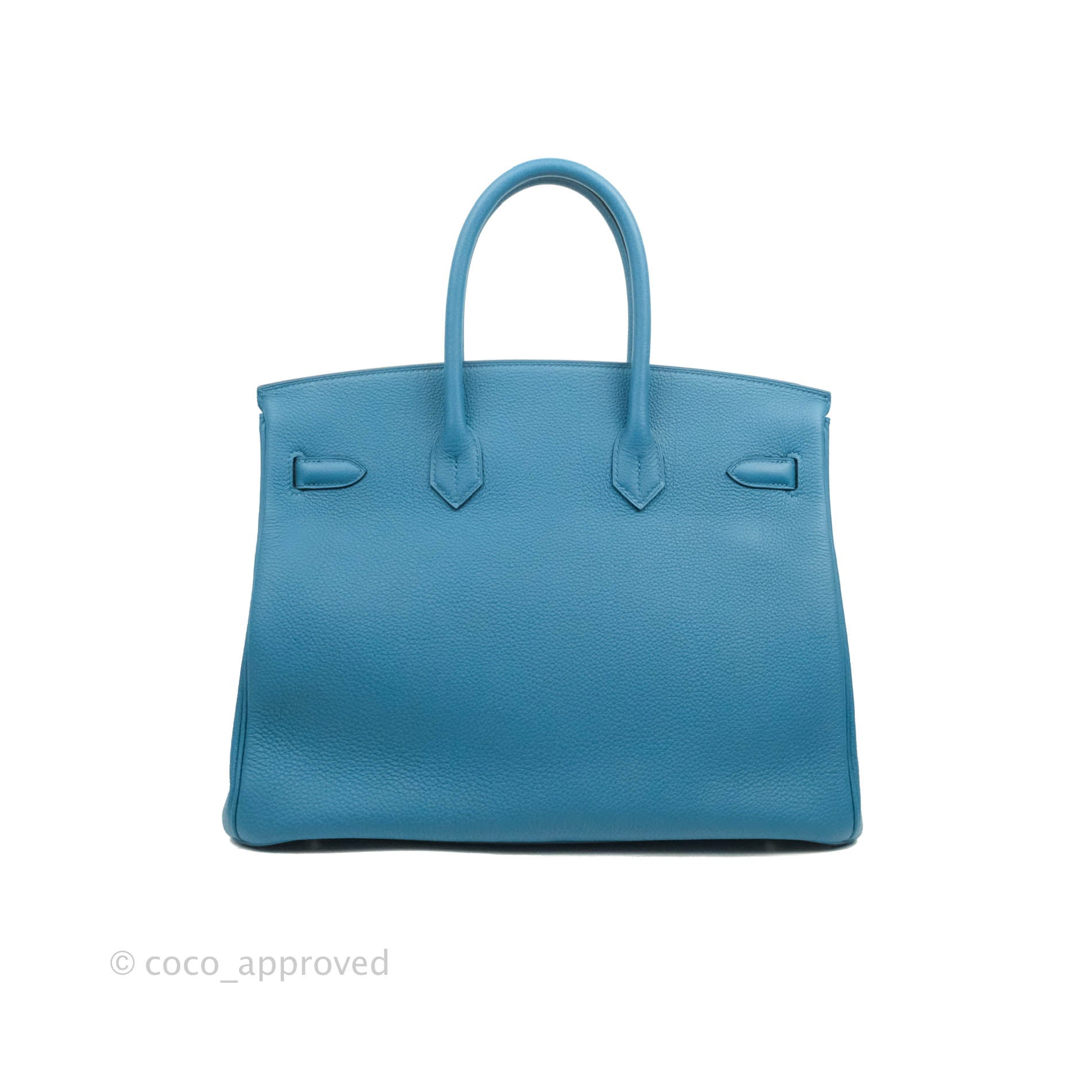 Hermès Birkin 35 Cobalt Togo Bag PHW