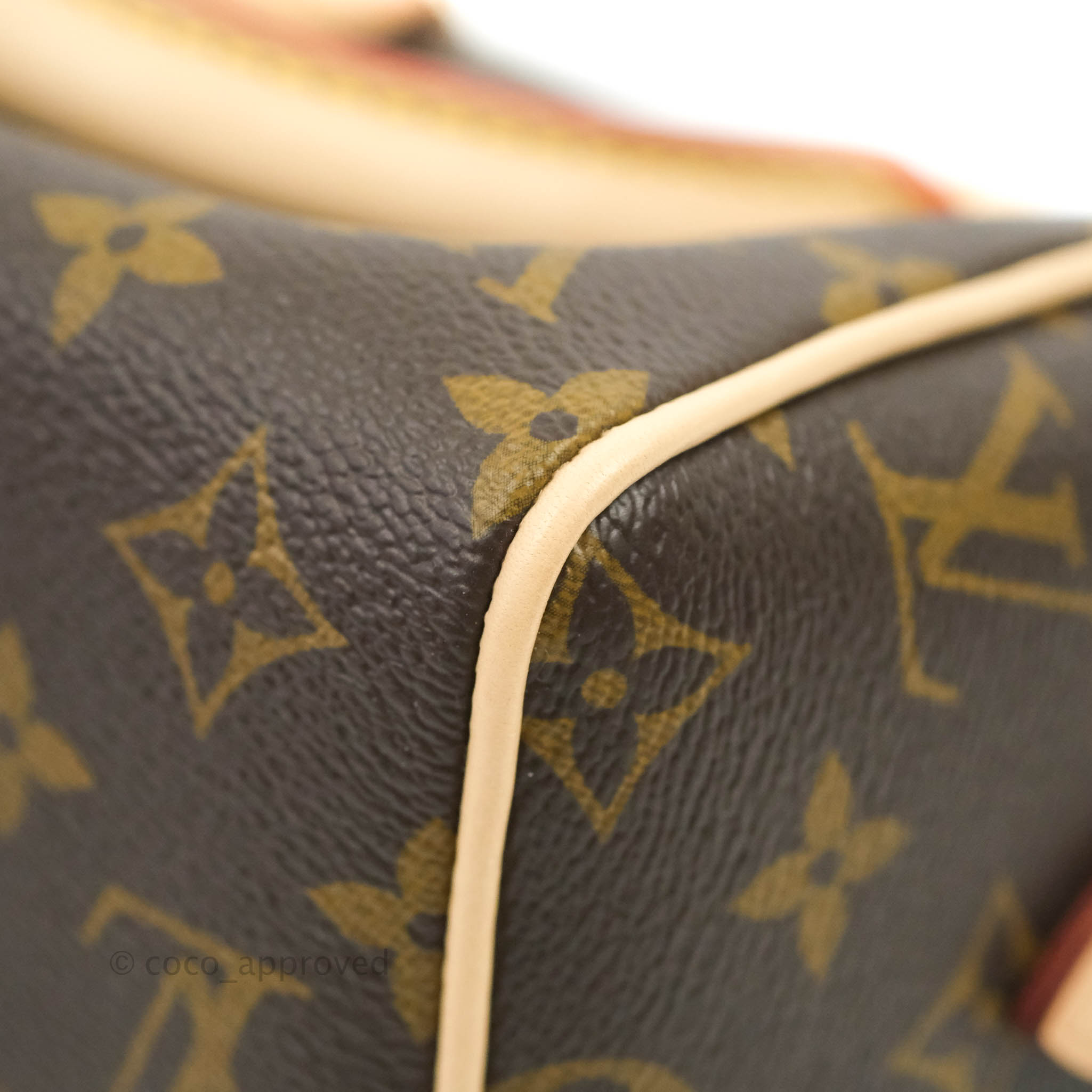 Louis Vuitton Speedy Bandoulière 20 Bag Monogram Brown Leather With B -  Praise To Heaven