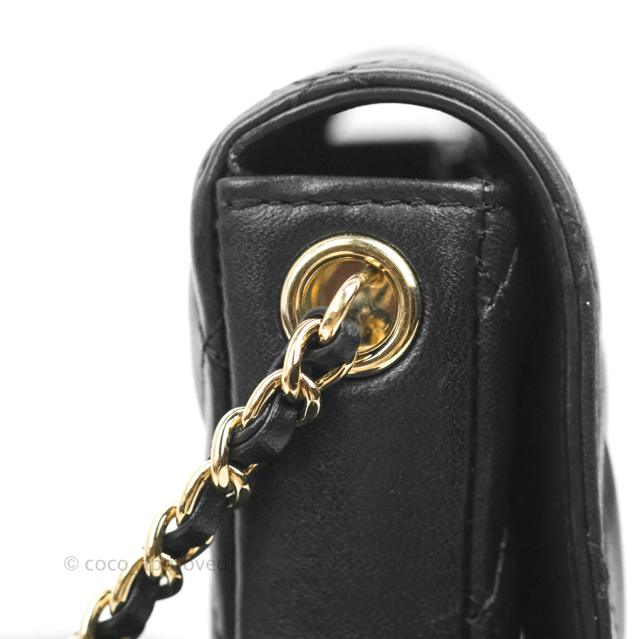 chanel bag with ball chain
