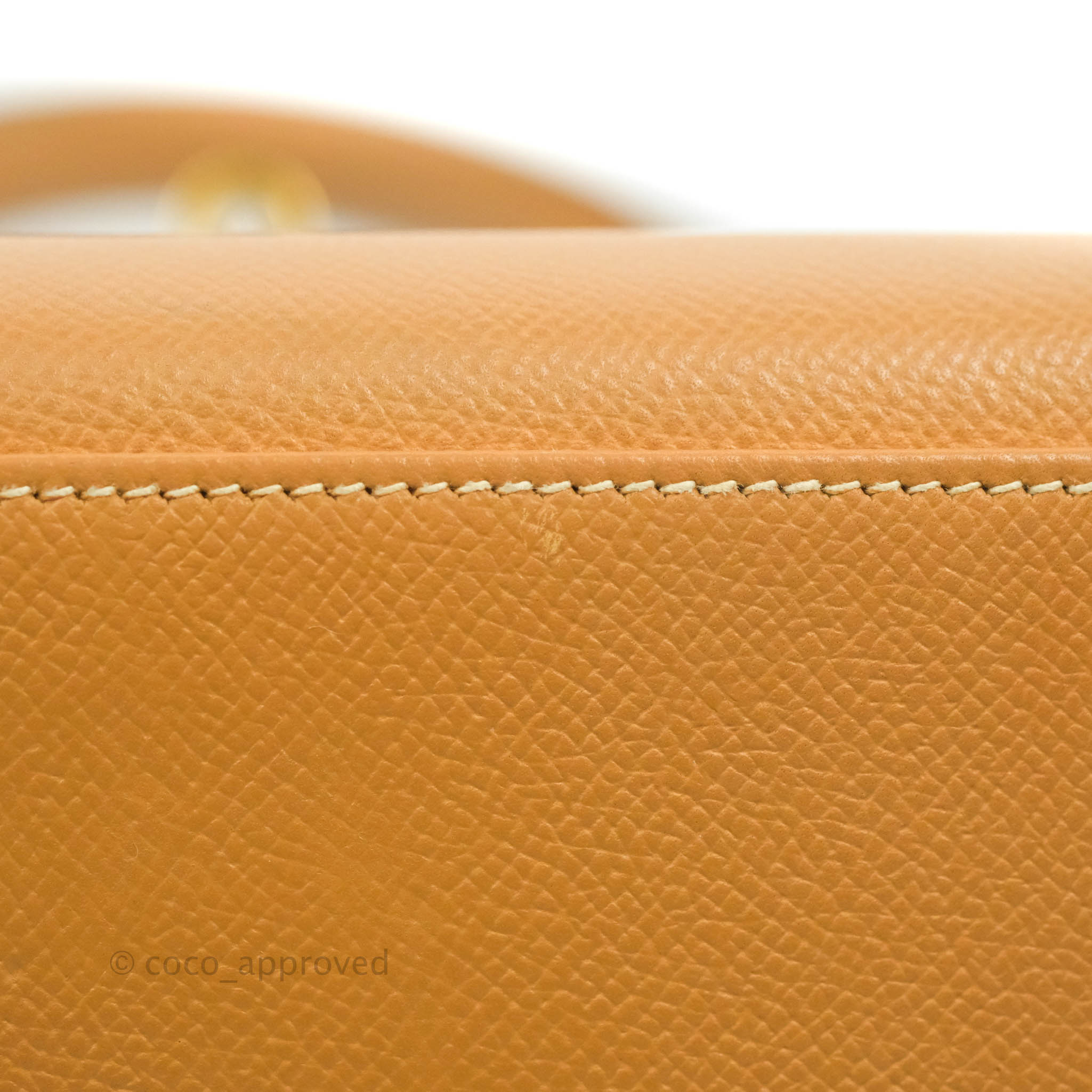 Hermès Kelly 28 Sellier Terracotta Terre Cuite Ostrich with Gold