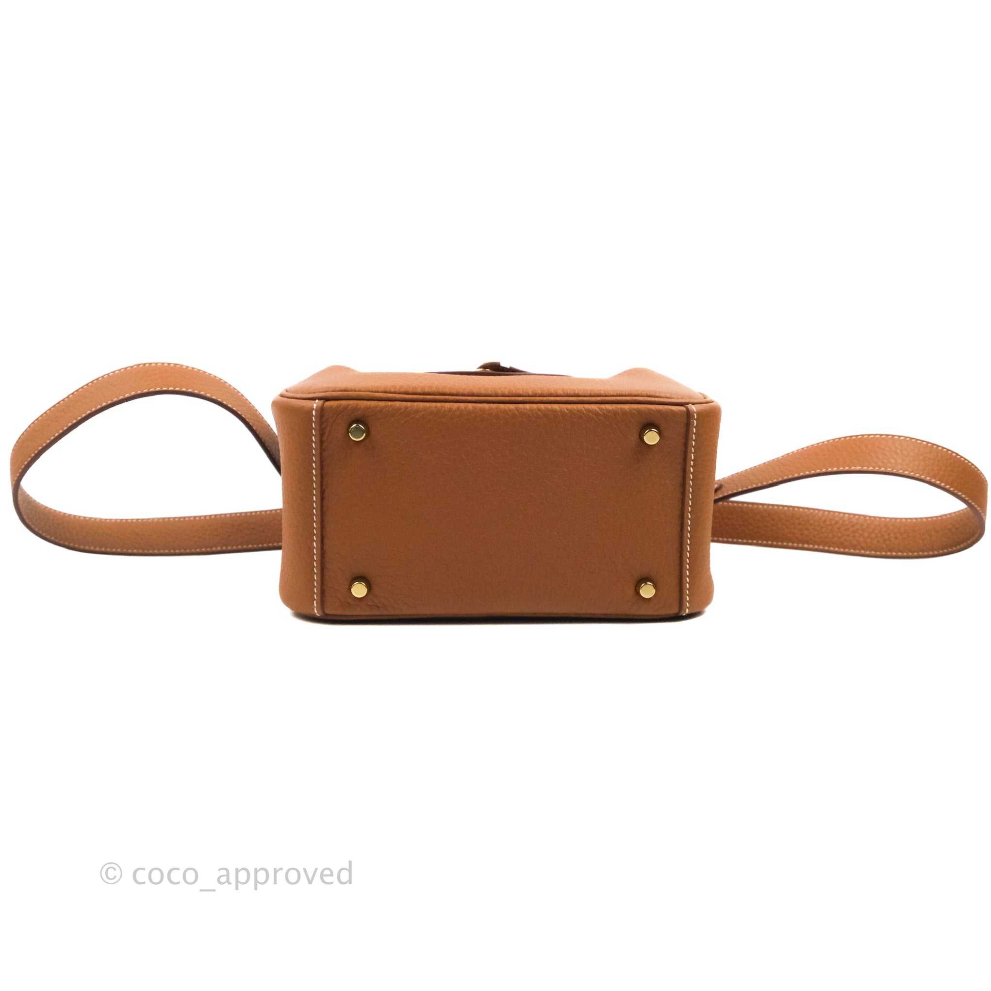 Hermès Mini Lindy 20 Gold Clemence Silver Hardware – Coco Approved Studio
