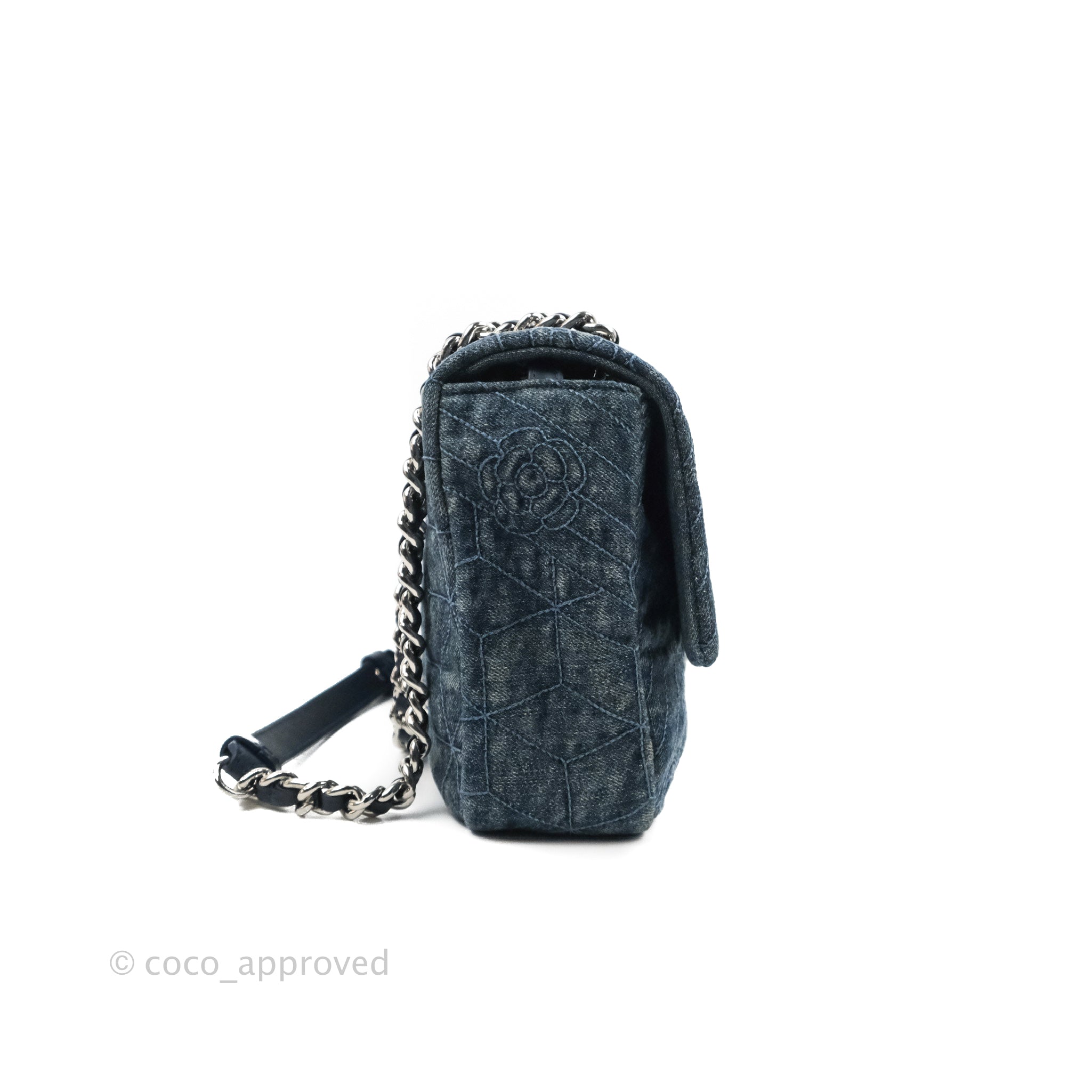 Vintage Chanel Gray Quilted Canvas Mini Boston – Adore Adored
