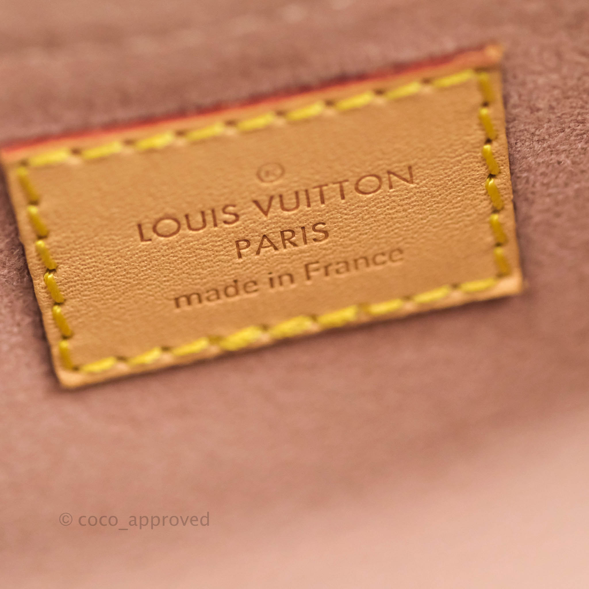Louis Vuitton Red Monogram Canvas Tote Pallas BB 路易威登老花涂层