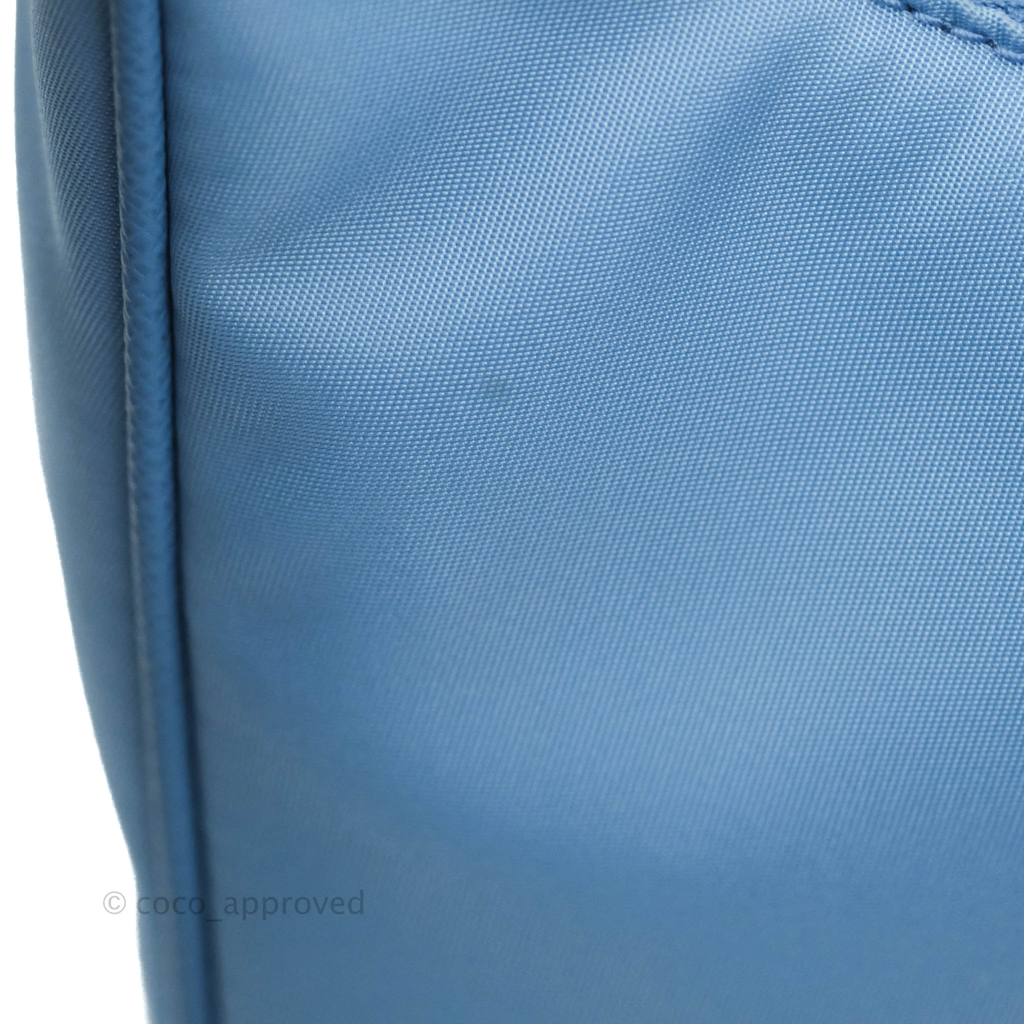 Re-edition 2005 handbag Prada Blue in Wicker - 34894540