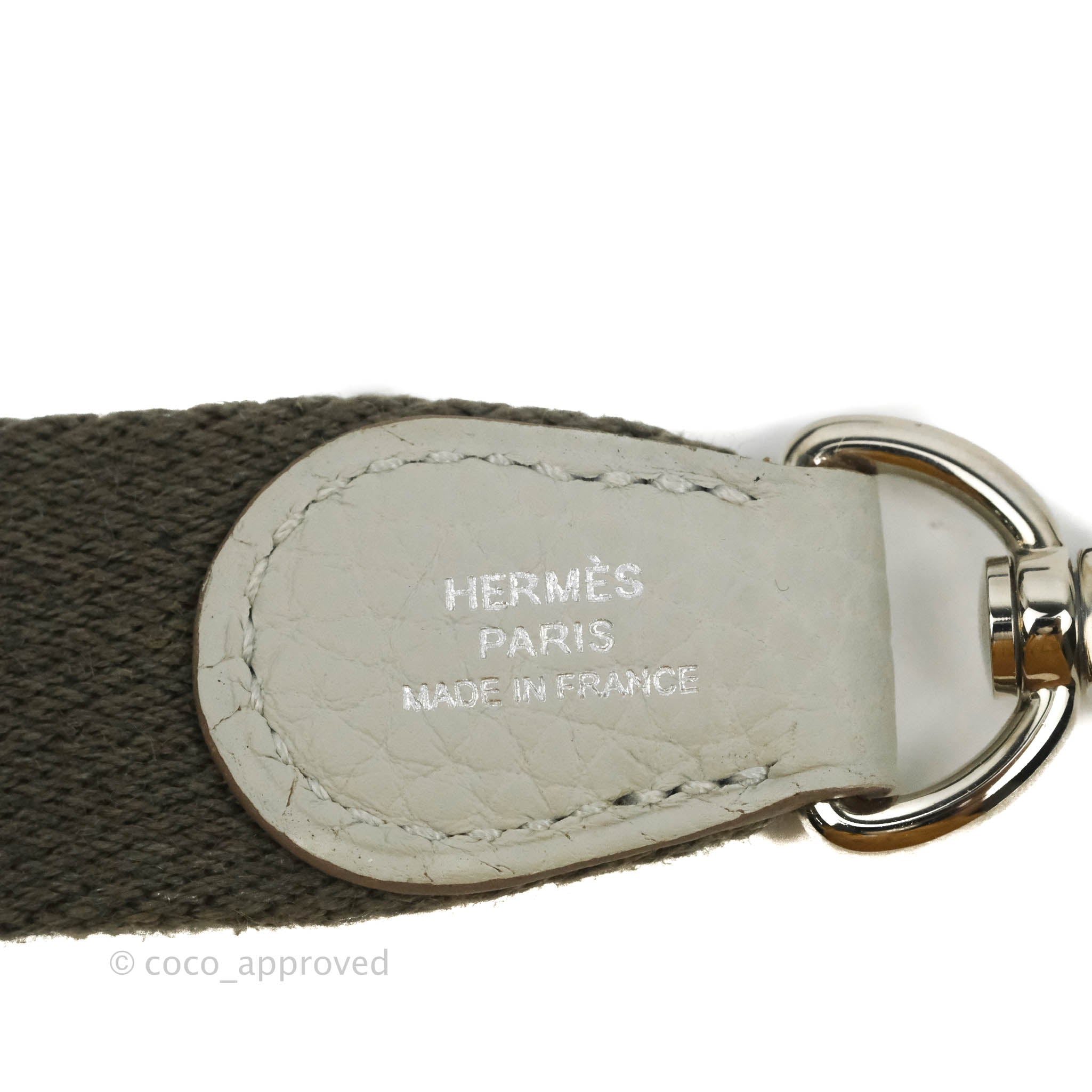 Hermes Mini Evelyne 16 In Nata With A Limited Edition Strap, Palladium –  Found Fashion