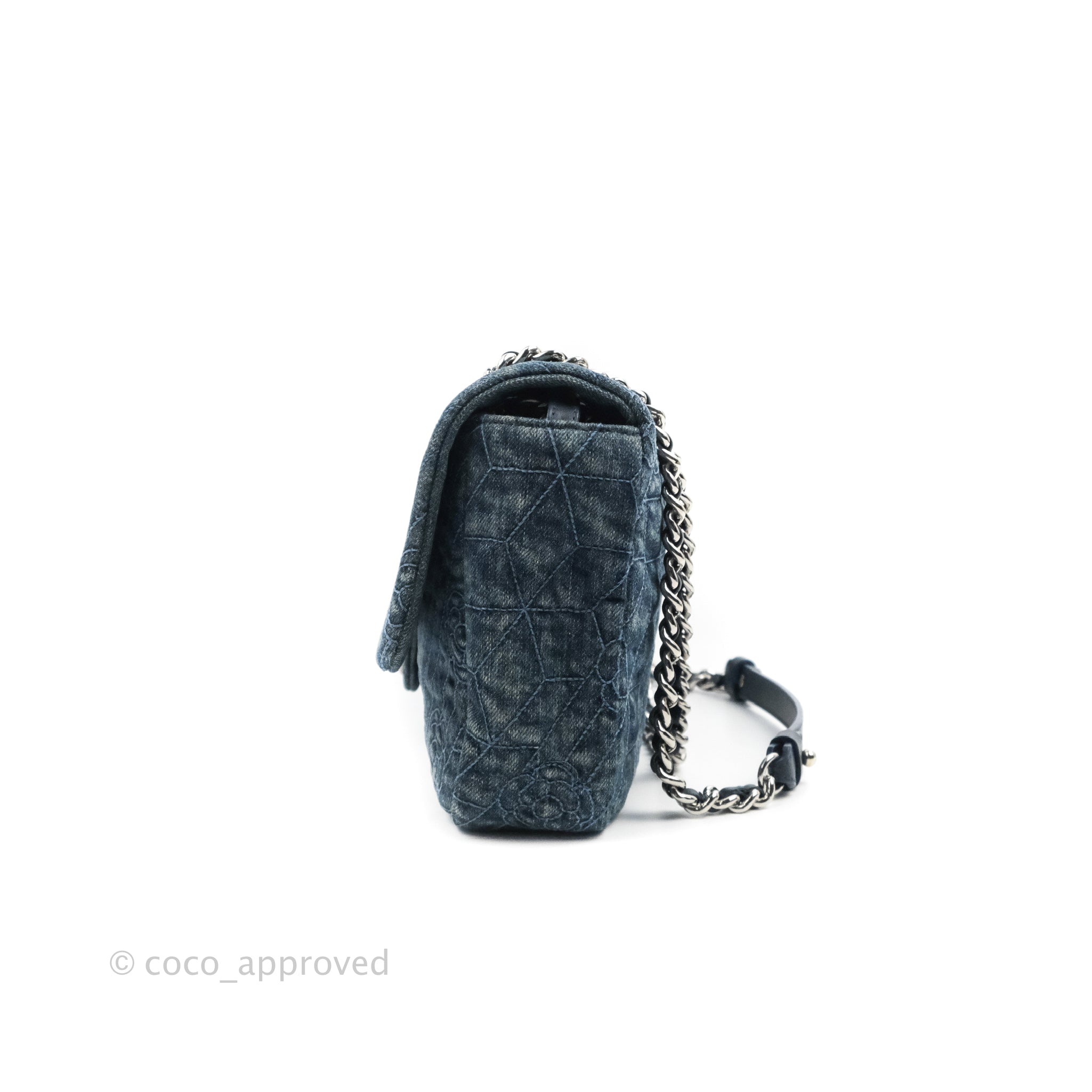 Chanel 22s Pearl Crush Mini CF Blue, Luxury, Bags & Wallets on