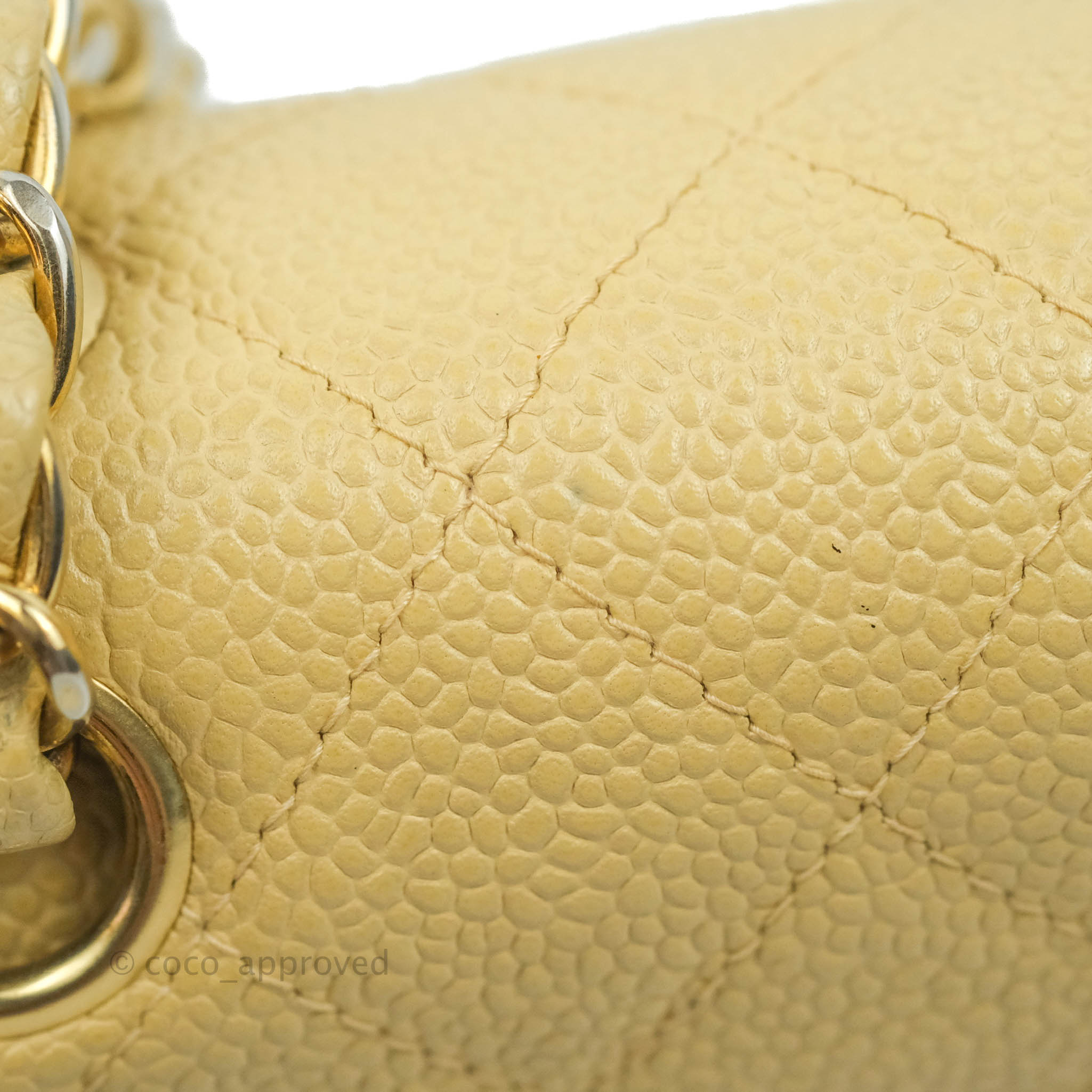 Chanel Caviar Quilted M/L Medium Double Flap Beige Clair Gold Hardware – Coco  Approved Studio