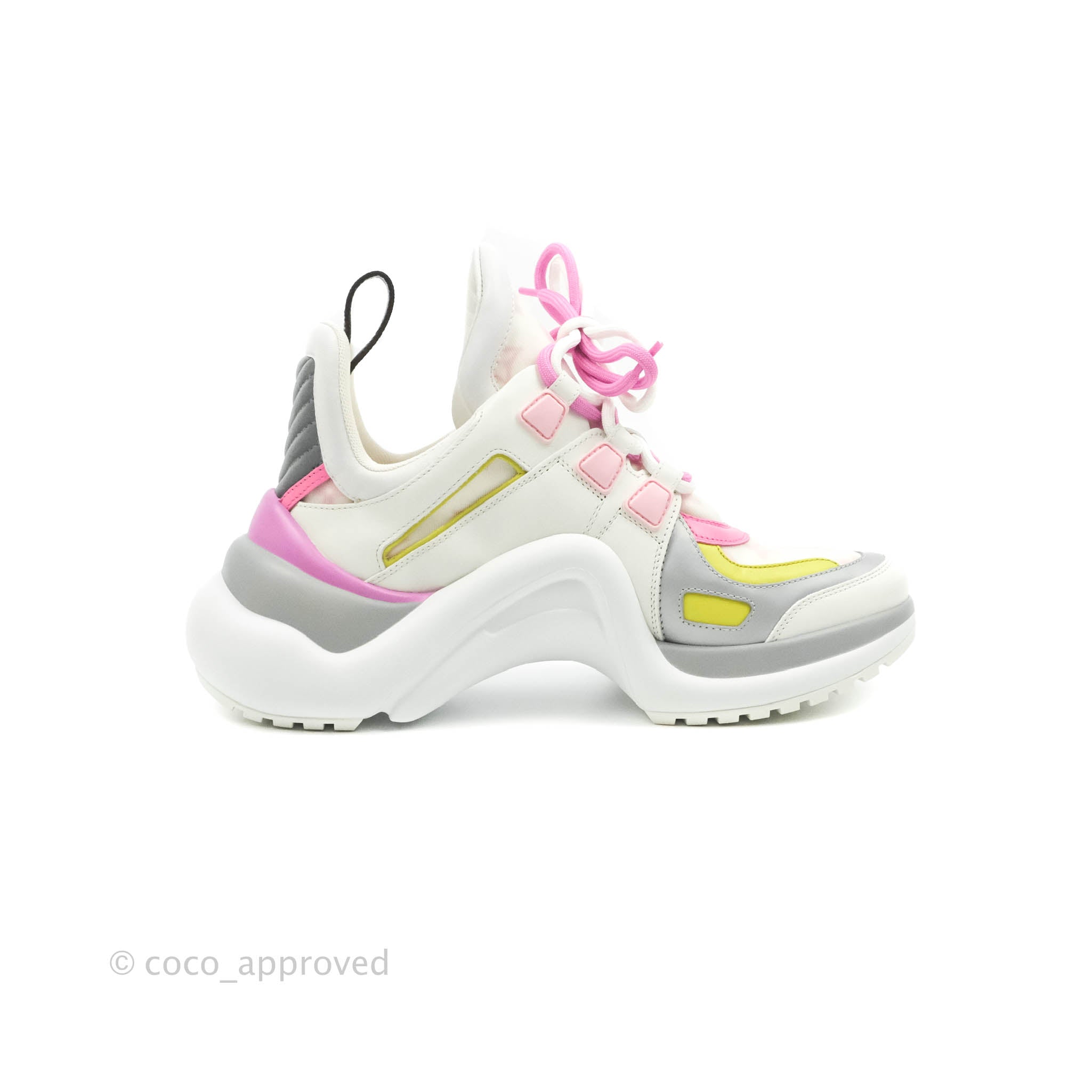 Louis Vuitton Lv Archlight Sneakers Pink in Metallic