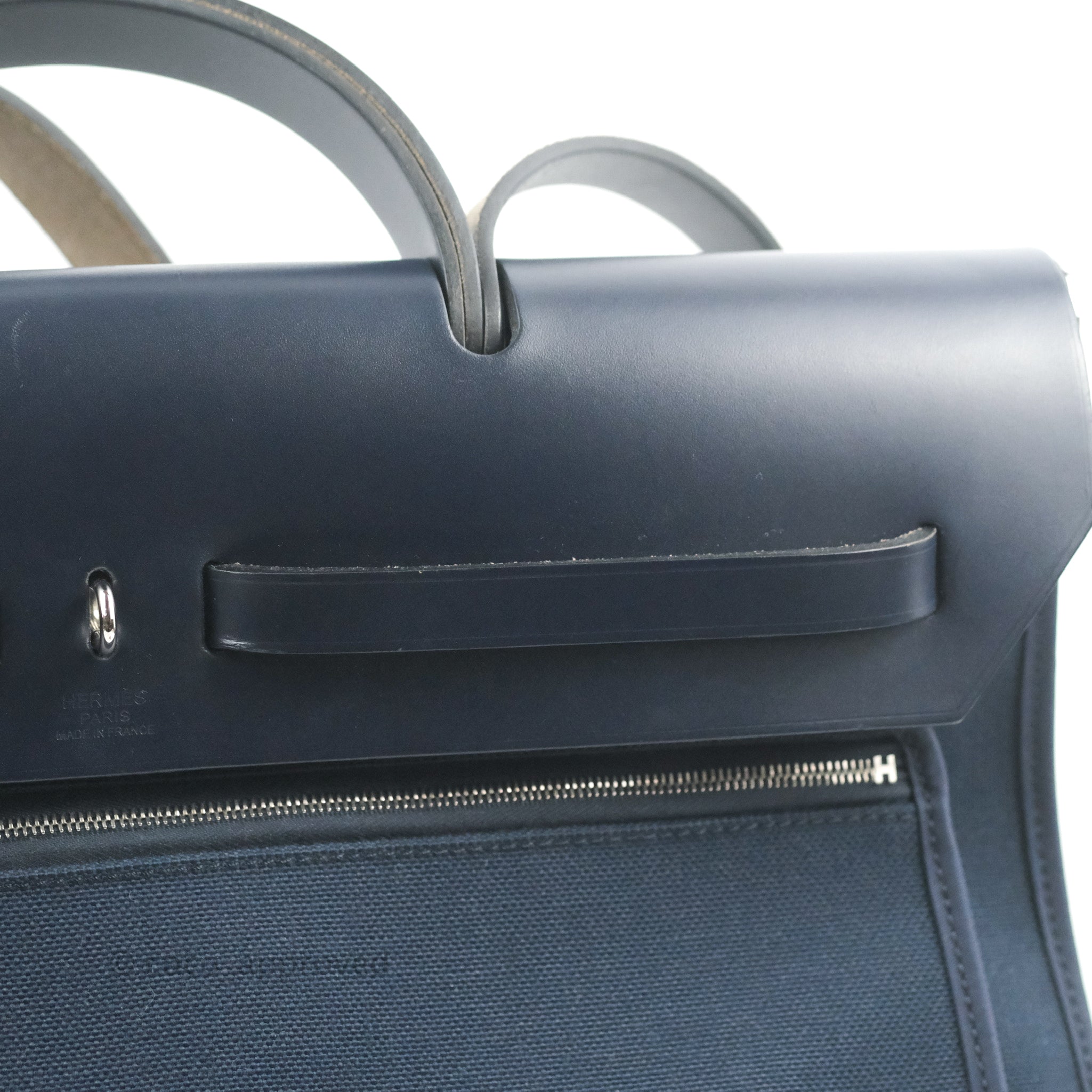 Hermès Herbag 39 Canvas Handbag