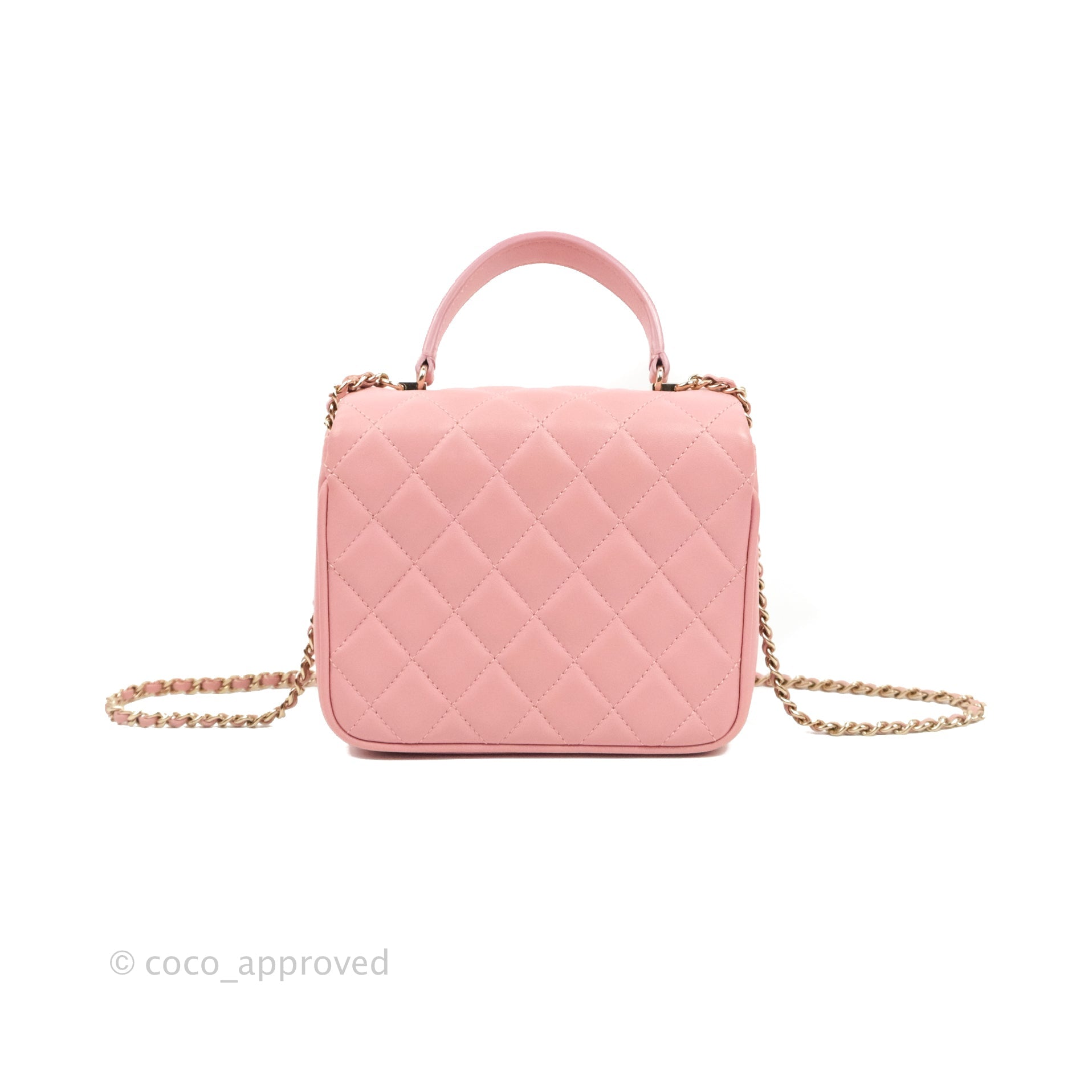 Chanel Citizen Chic Mini Flap Bag Pink Lambskin Gold Hardware
