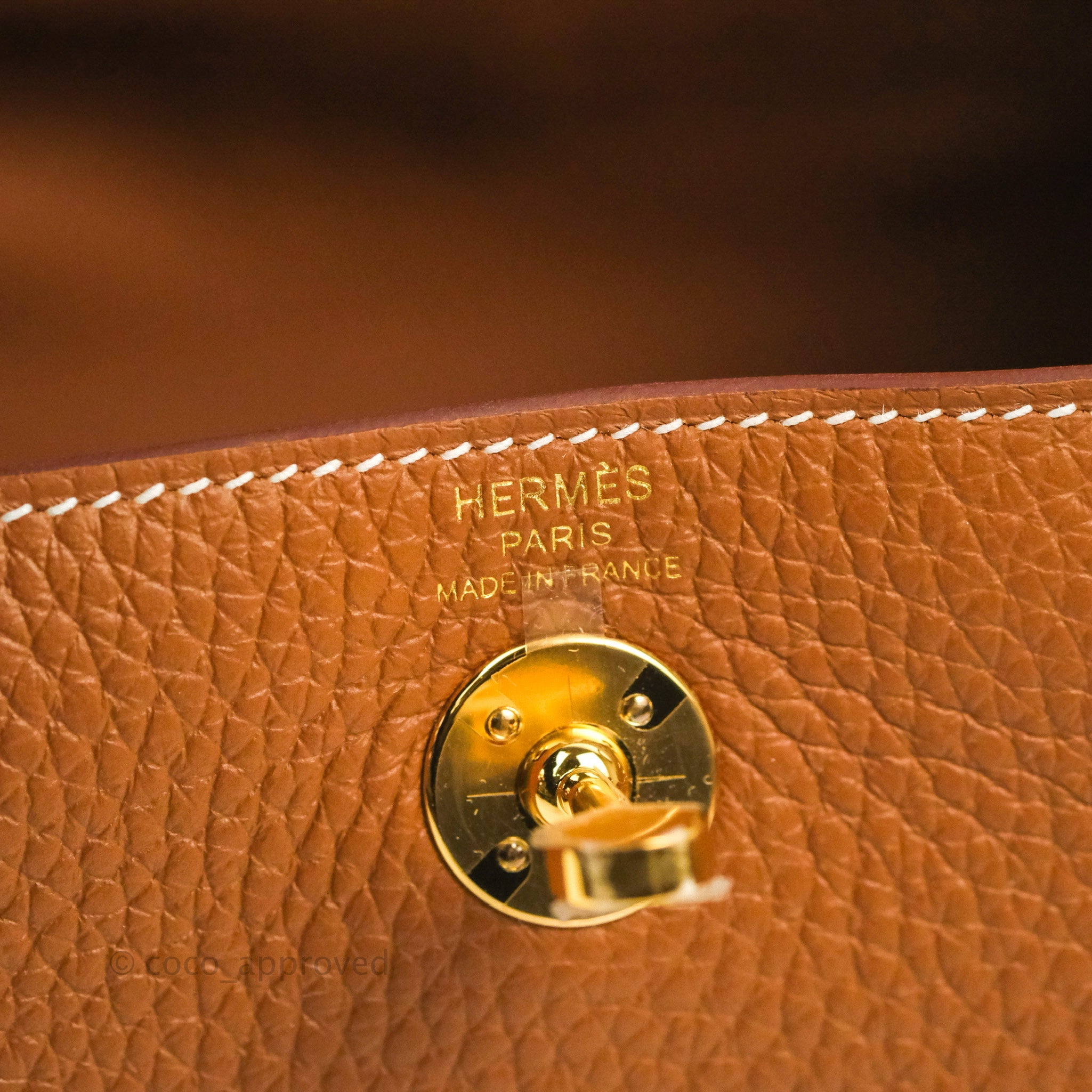 Hermès Mini Lindy 20 Nata Clemence Gold Hardware
