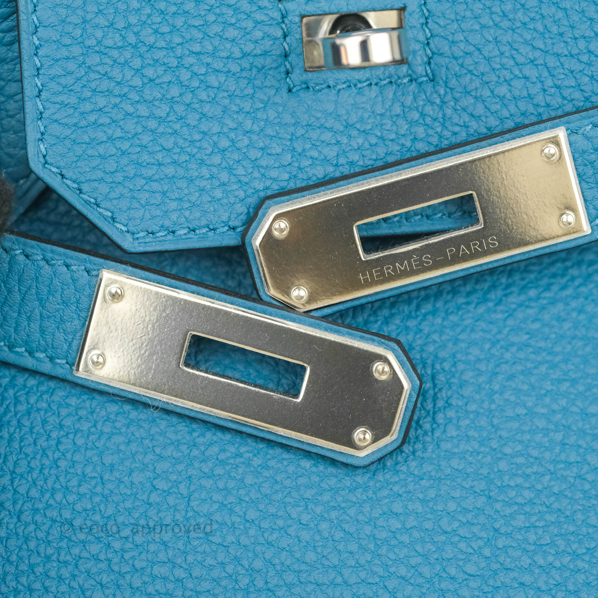 Hermès Cobalt Blue Togo Birkin 35 with Palladium Hardware