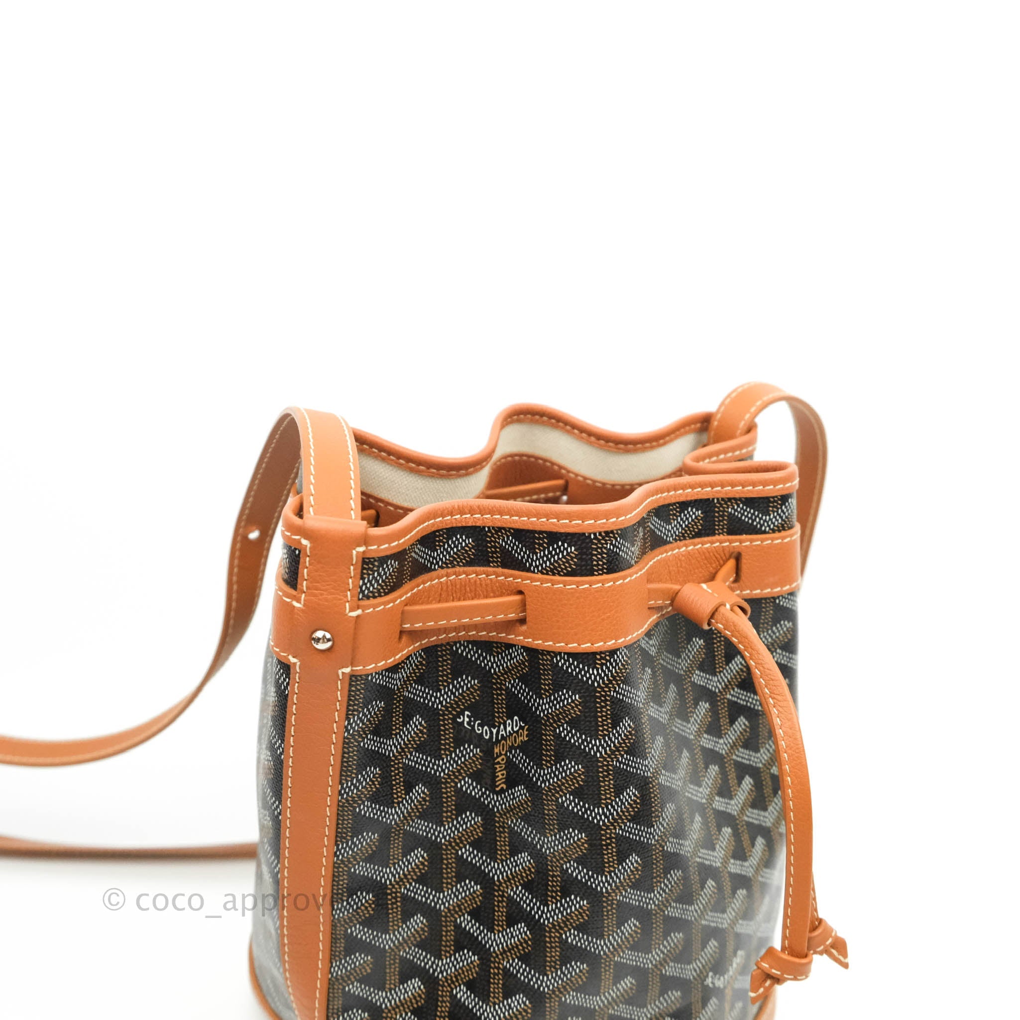 Goyard Petit Flot Black Drawstring Bucket Bag – Coco Approved Studio