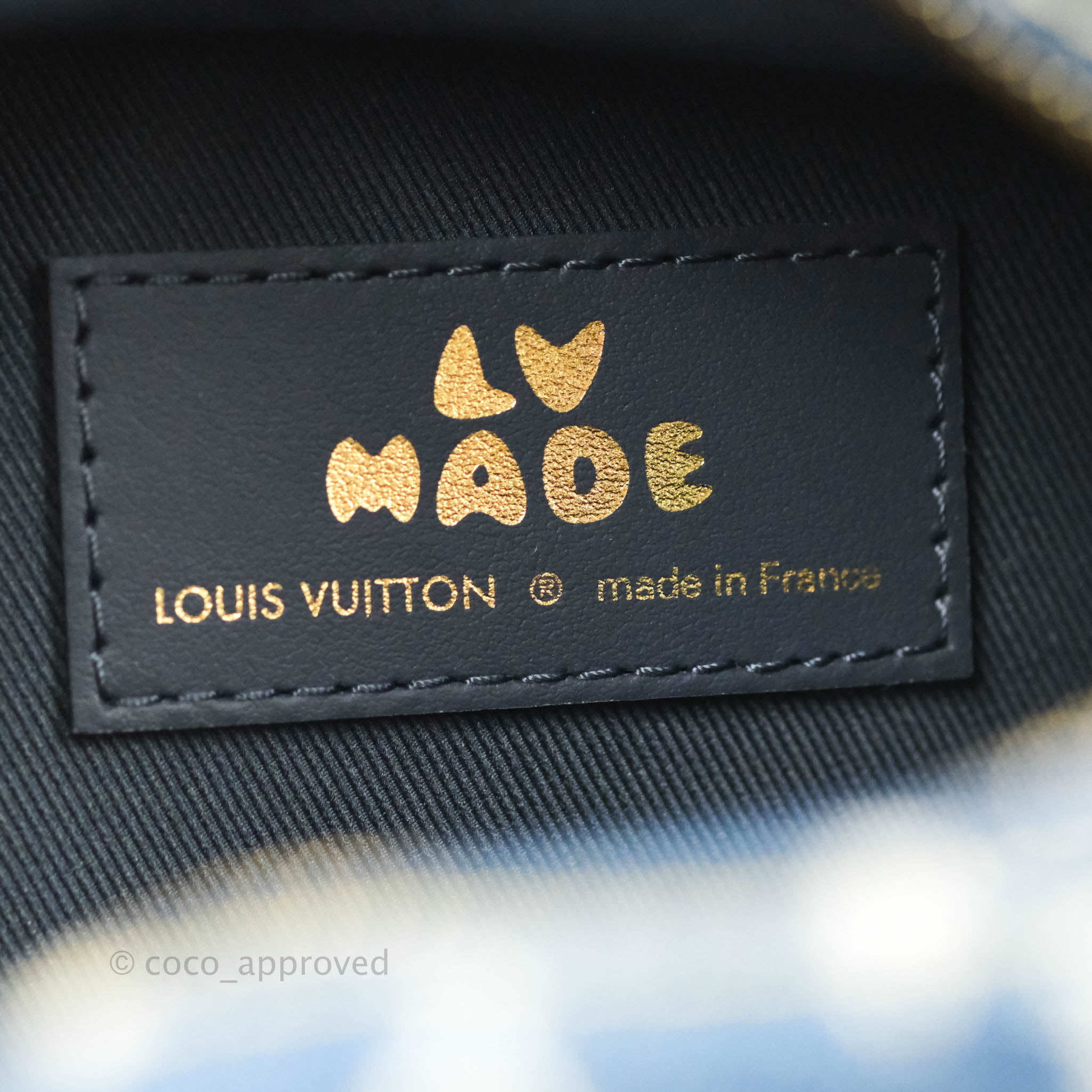 Louis Vuitton Japanese Cruiser Bag Limited Edition Monogram Denim/Leat