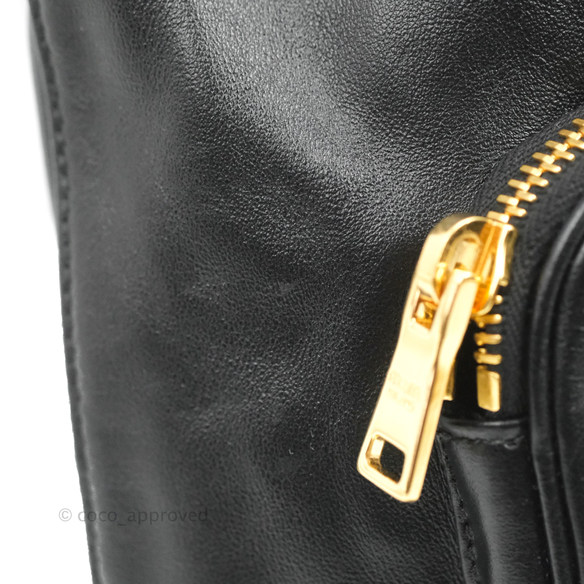 Prada Duet Bucket Bag Black Leather – Coco Approved Studio