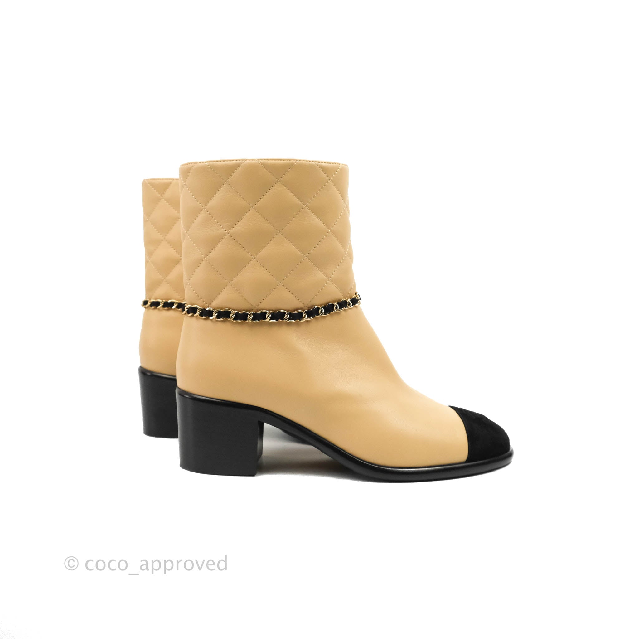 CHANEL boots with chain  REAWAKE