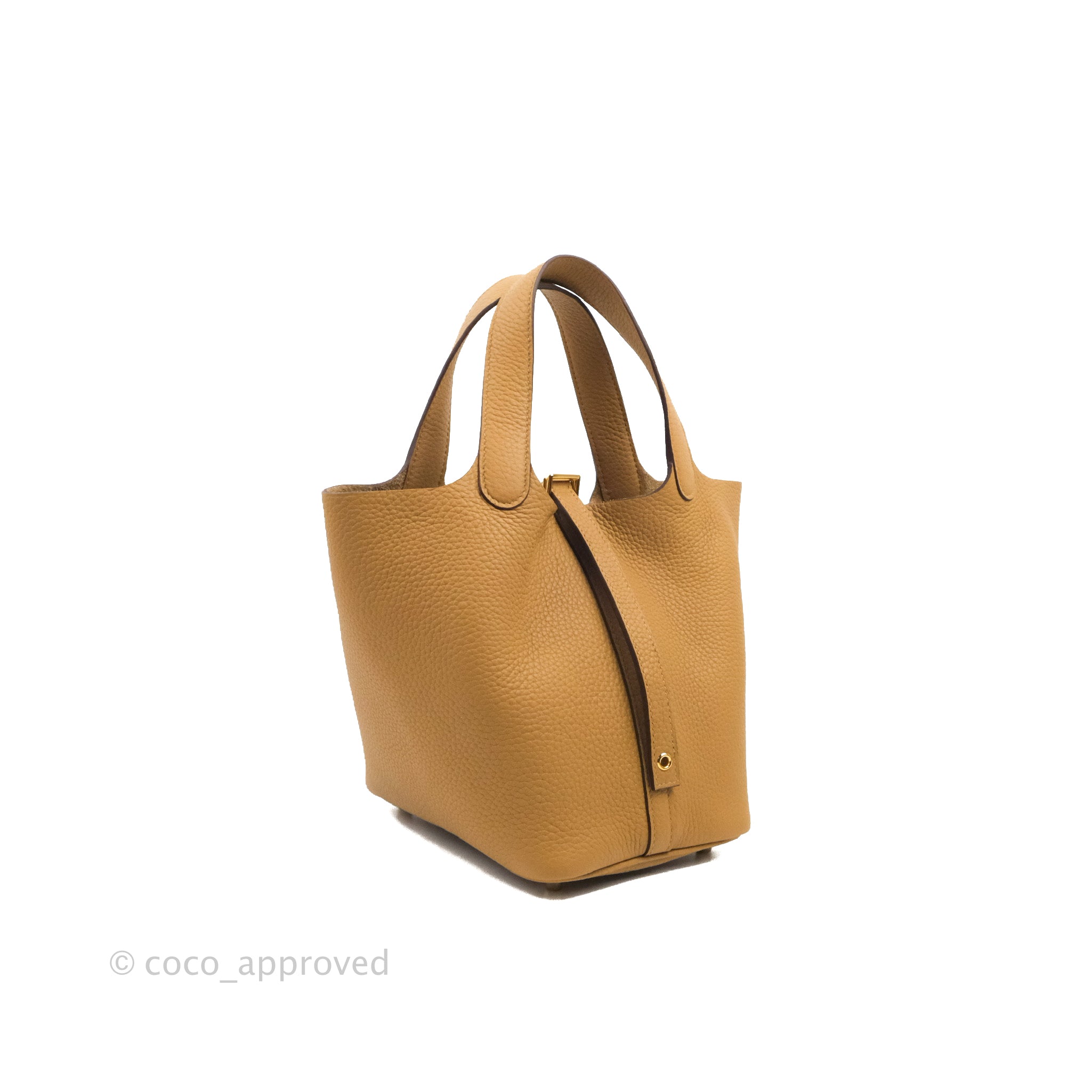 Hermes Picotin 18 Gold Hardware Biscuit