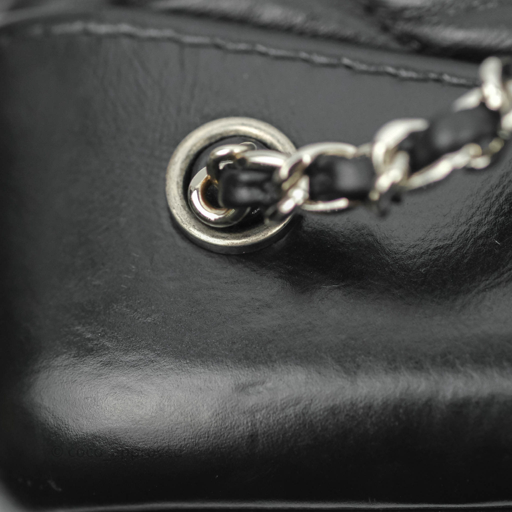 Chanel Chevron Small Gabrielle Backpack Black Aged Calfskin – Coco