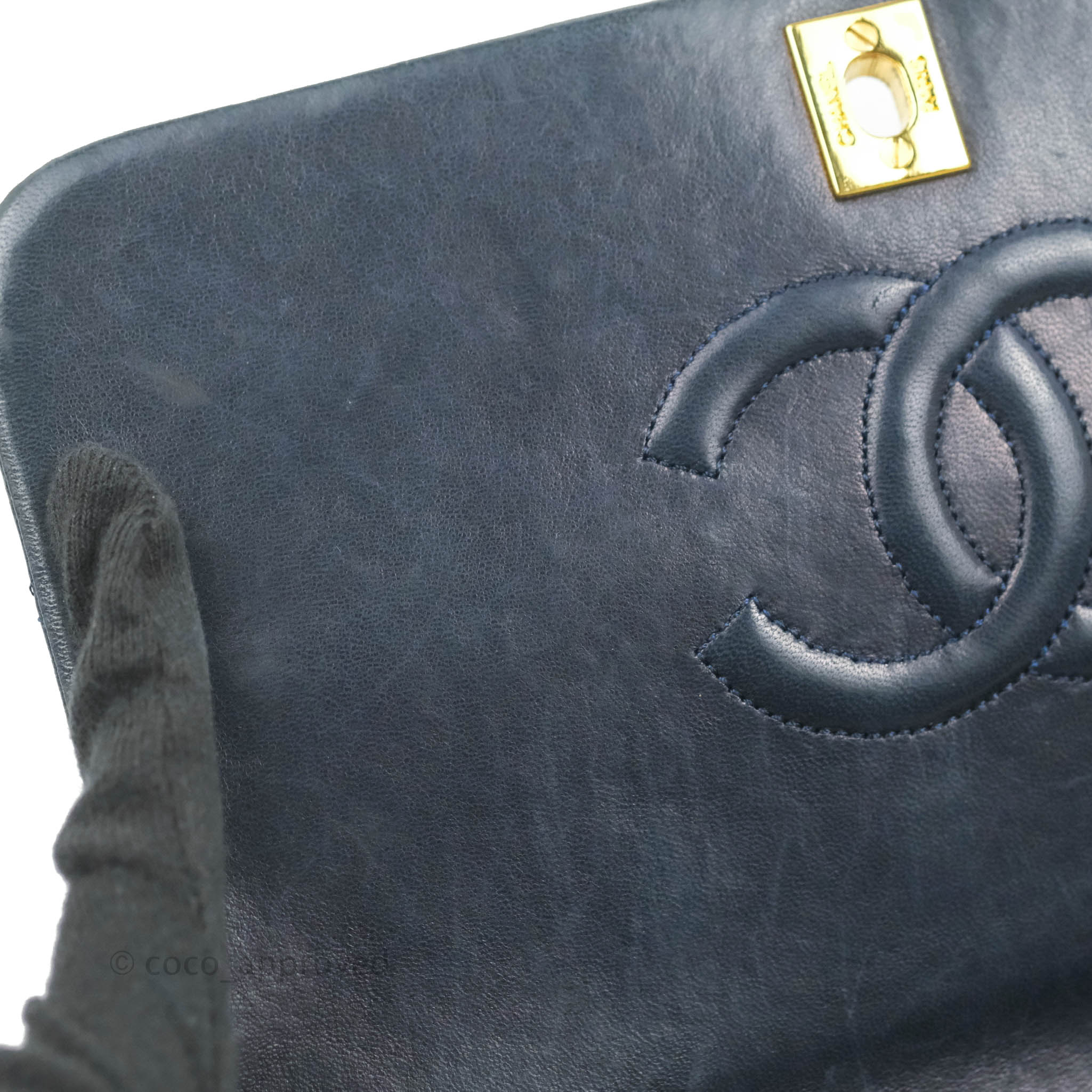 Chanel Black Beaded Lucite Medium Cage Flap Gold Hardware, 1990 (Like New)s, Womens Handbag