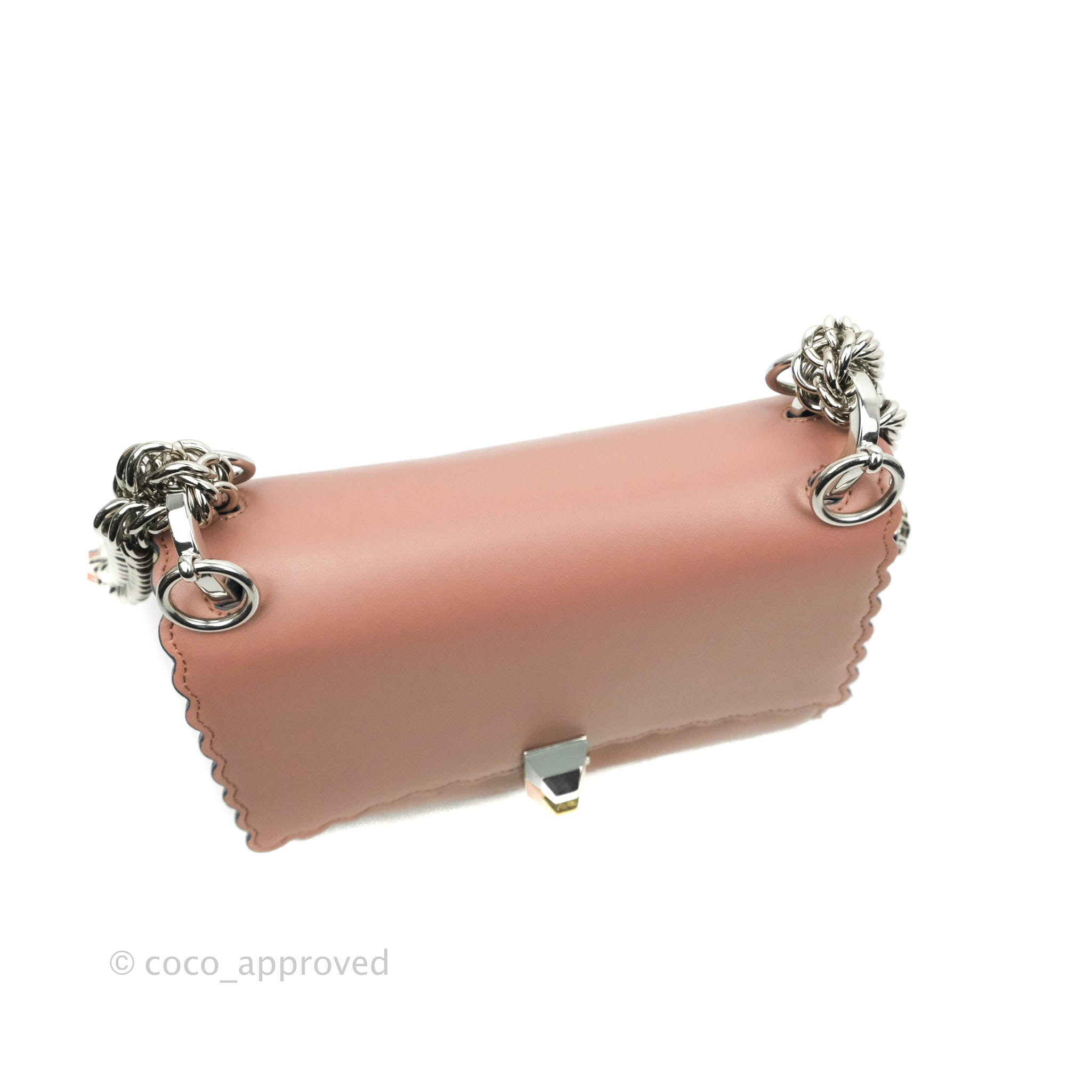 Fendi Kan I F Wallet On Chain Mini Bag In Pink