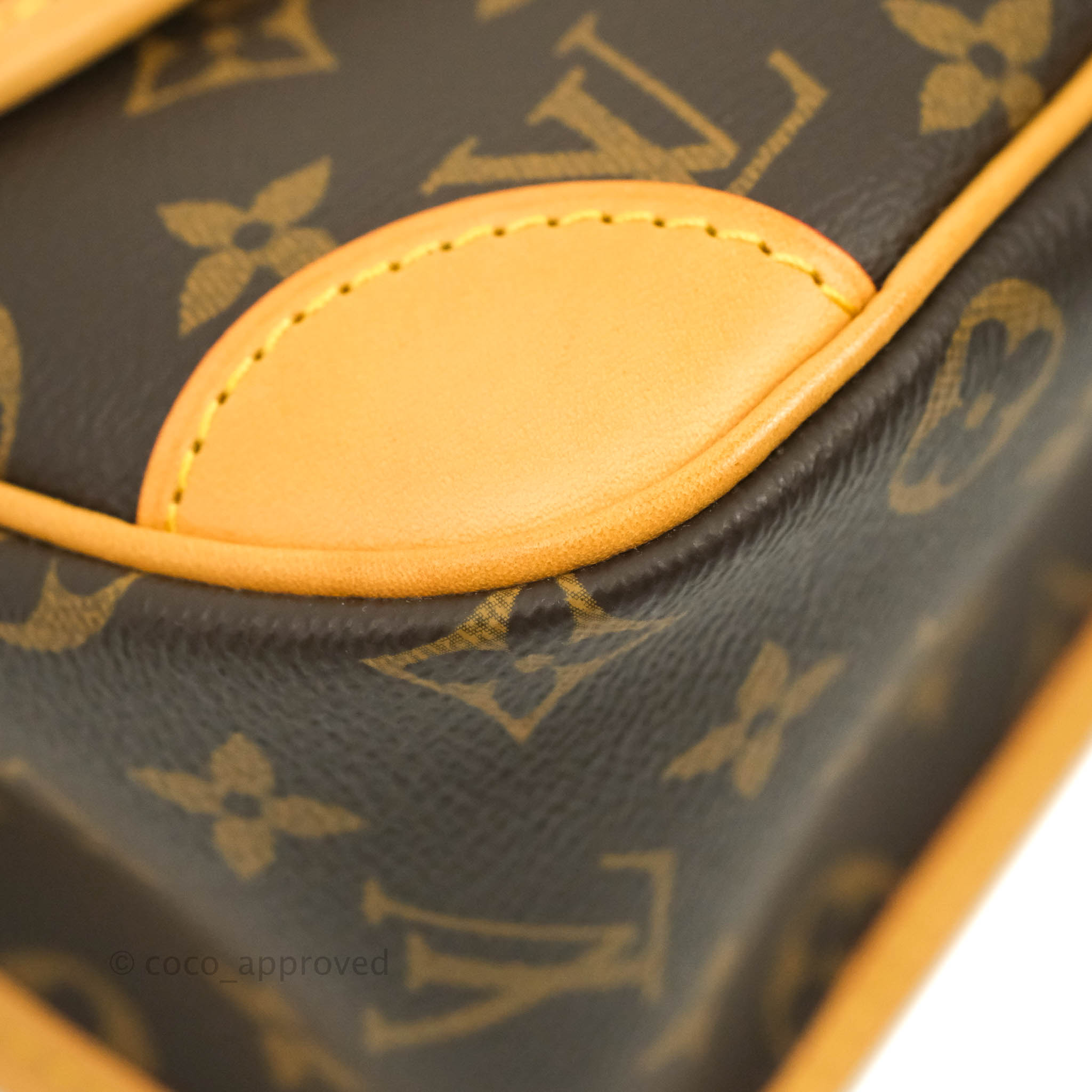 Louis Vuitton Diane Satchel Bag In Brown/Fuchsia - Praise To Heaven