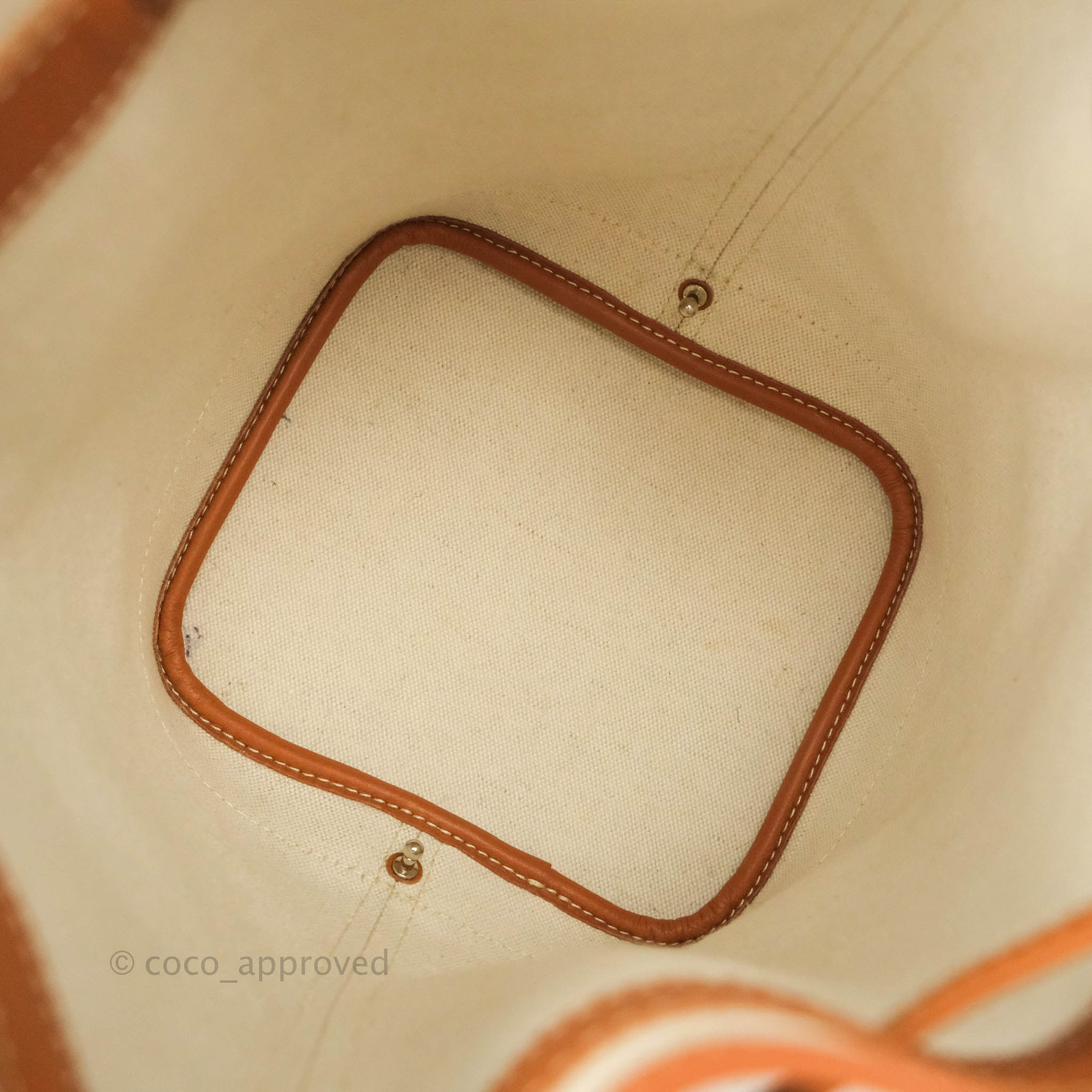 Goyard Petit Flot Bucket Bag Coated Canvas PM Orange 1851061