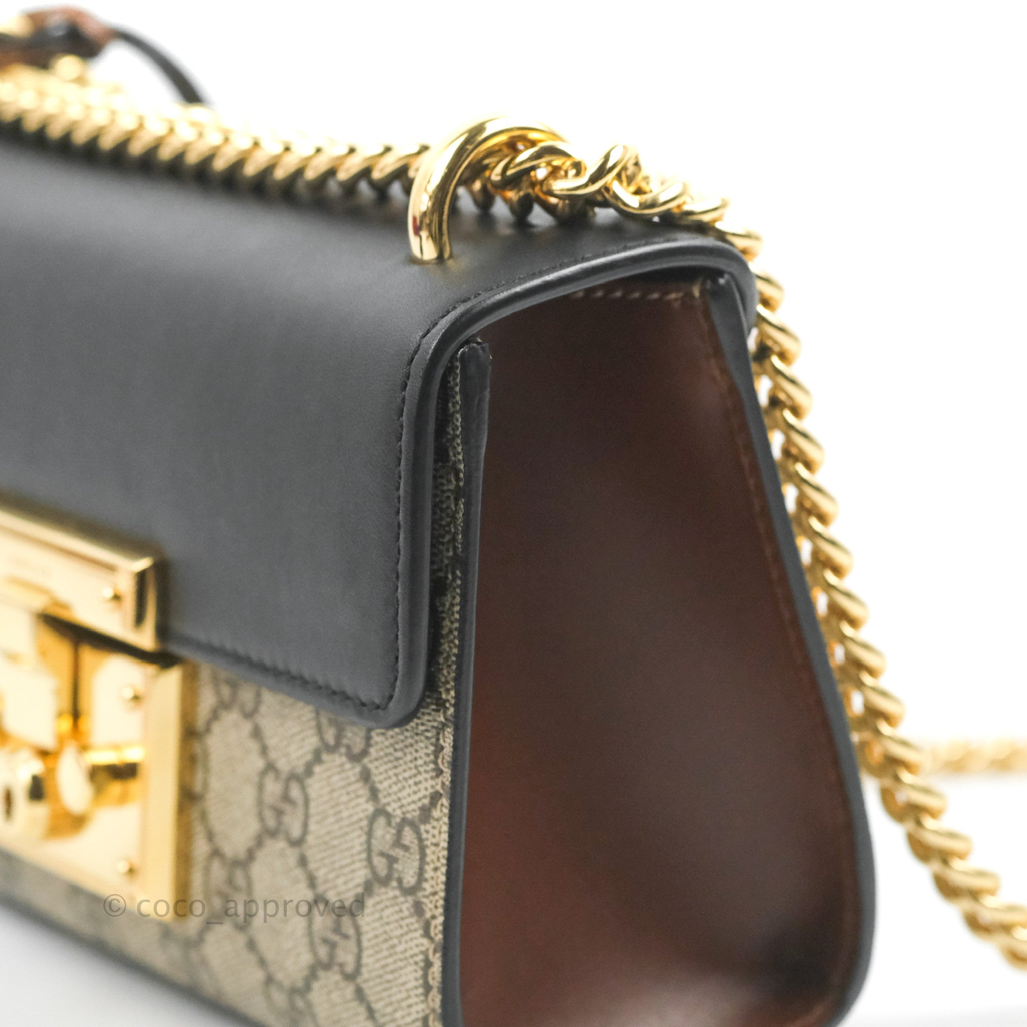 Padlock GG Mini Shoulder Bag in Beige - Gucci