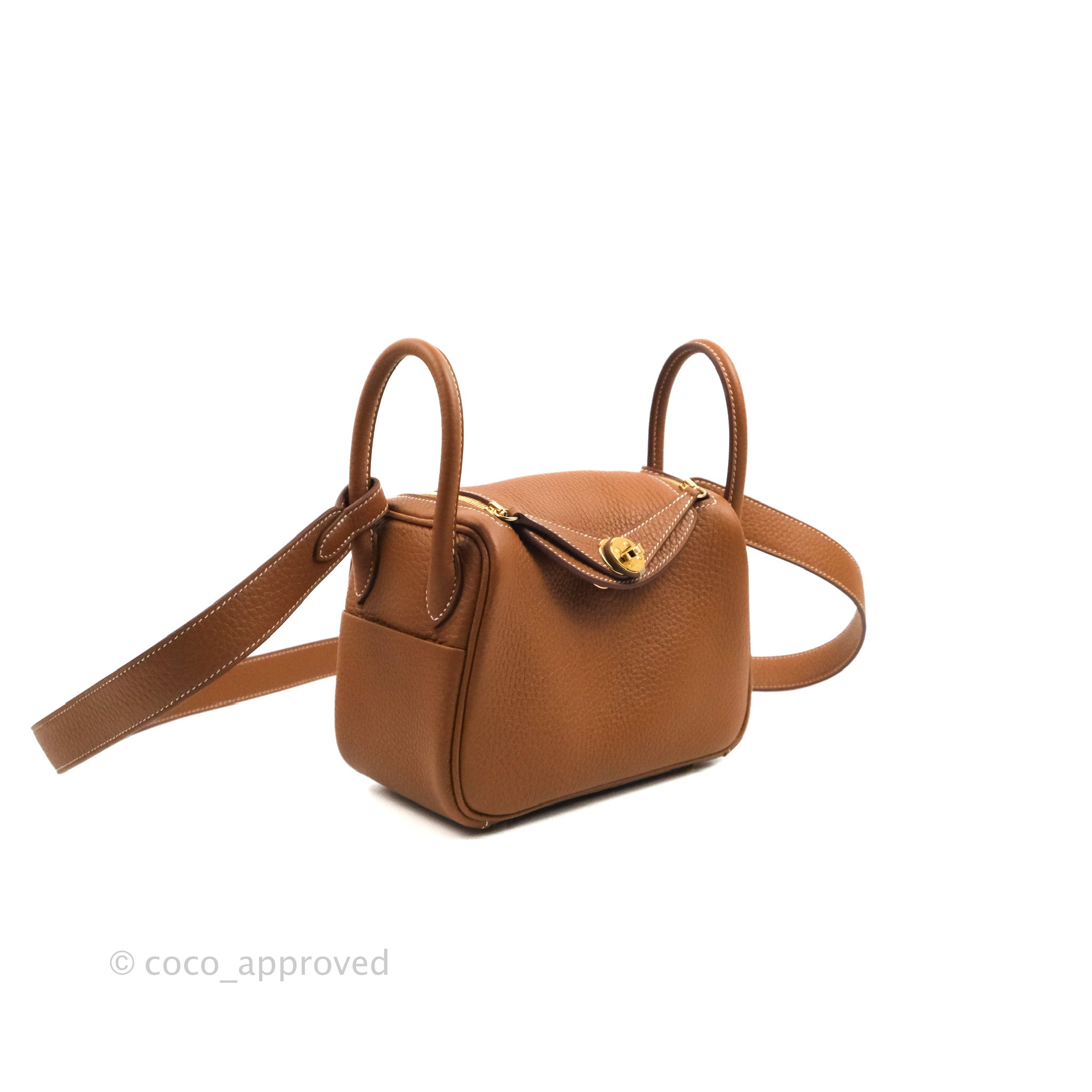 Hermès Lindy 26 Taurillon Clemence Gold Gold Hardware – Coco