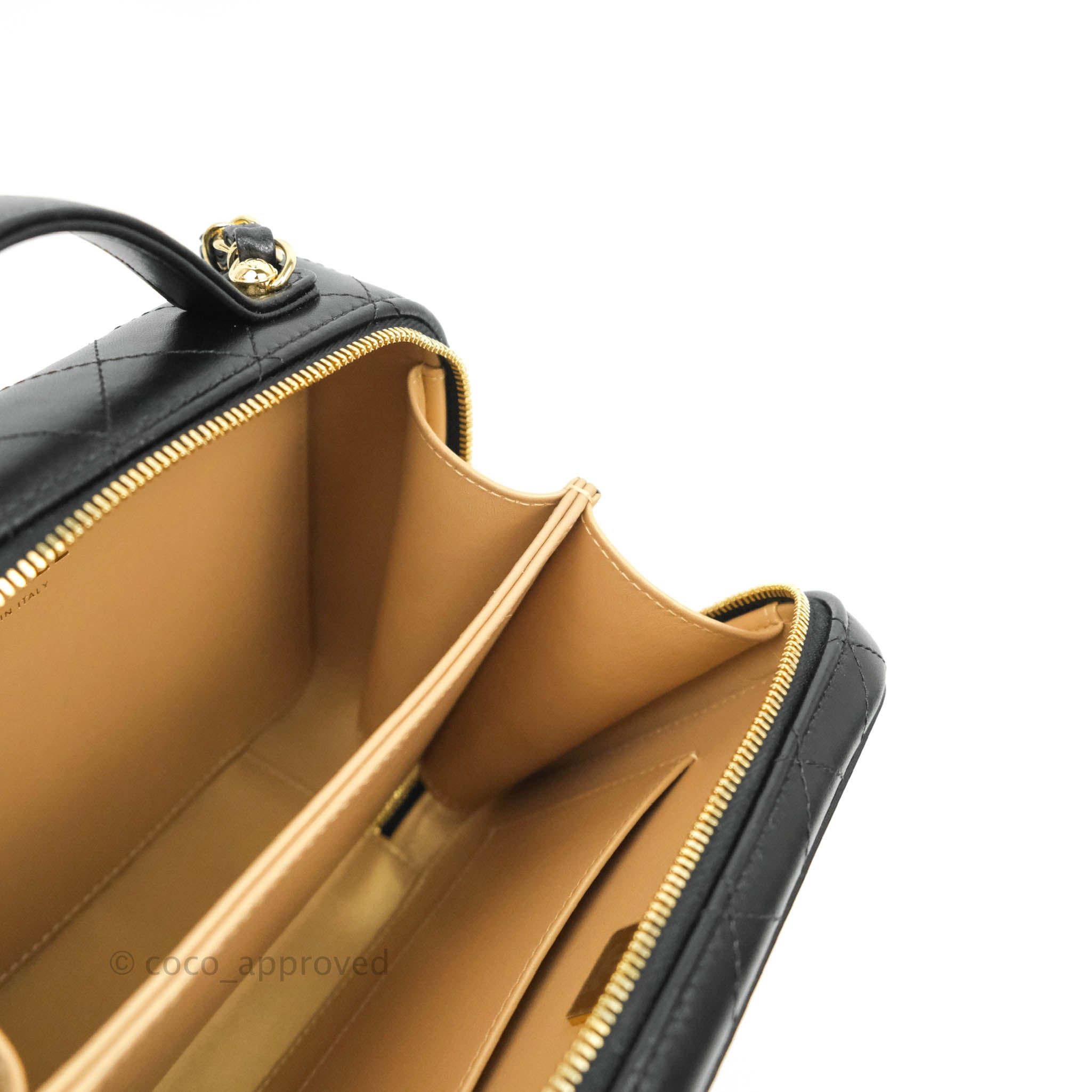CHANEL COCO Mark Gold Hardware Vanity case – kingram-japan
