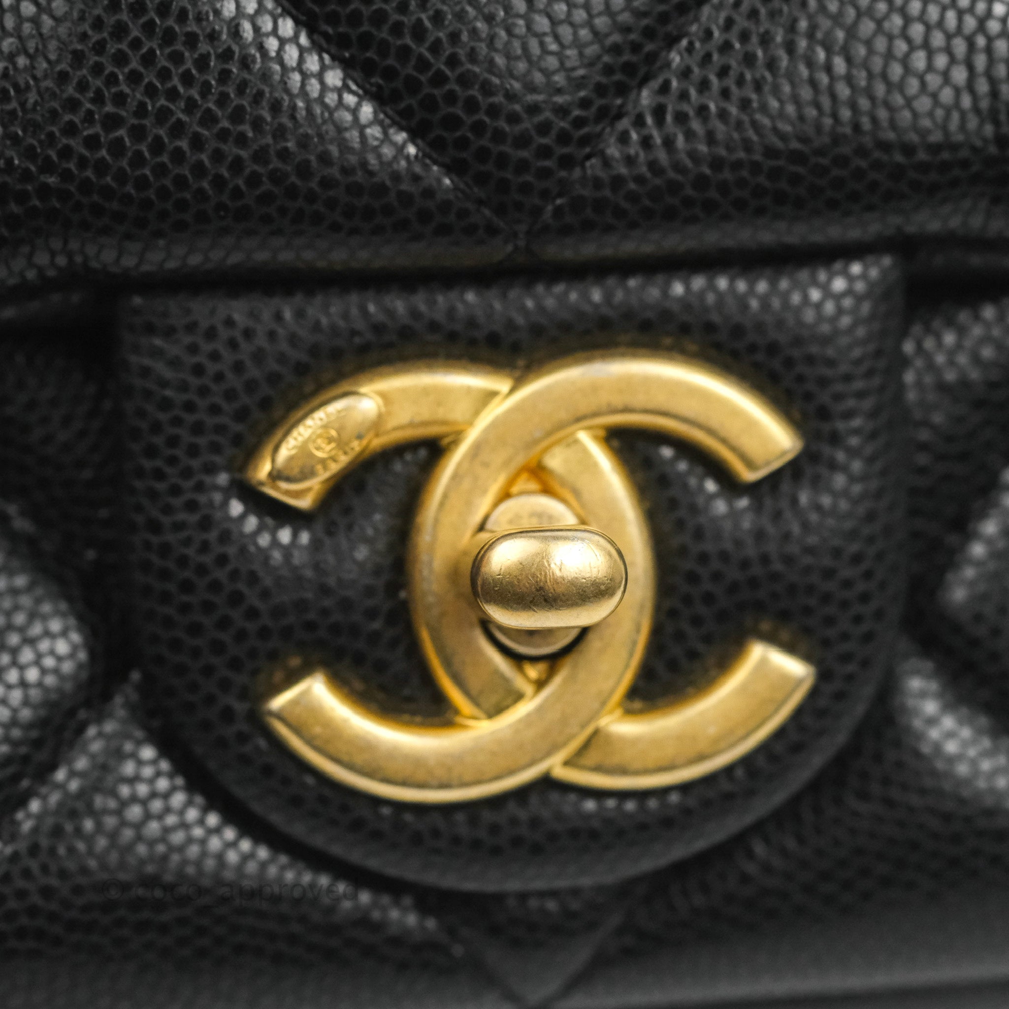 chanel caviar bag with chain