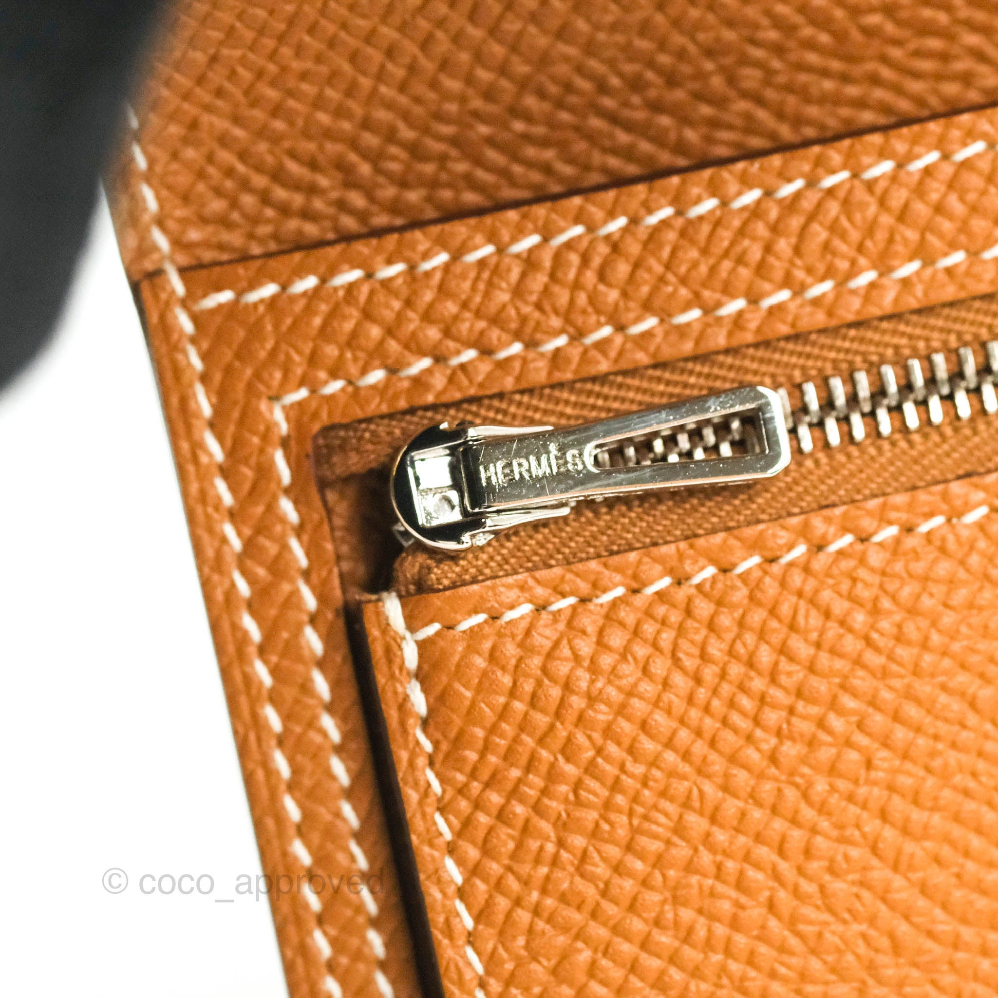 Hermes Bearn Mini Wallet Gold Epsom Gold Hardware – Madison Avenue Couture