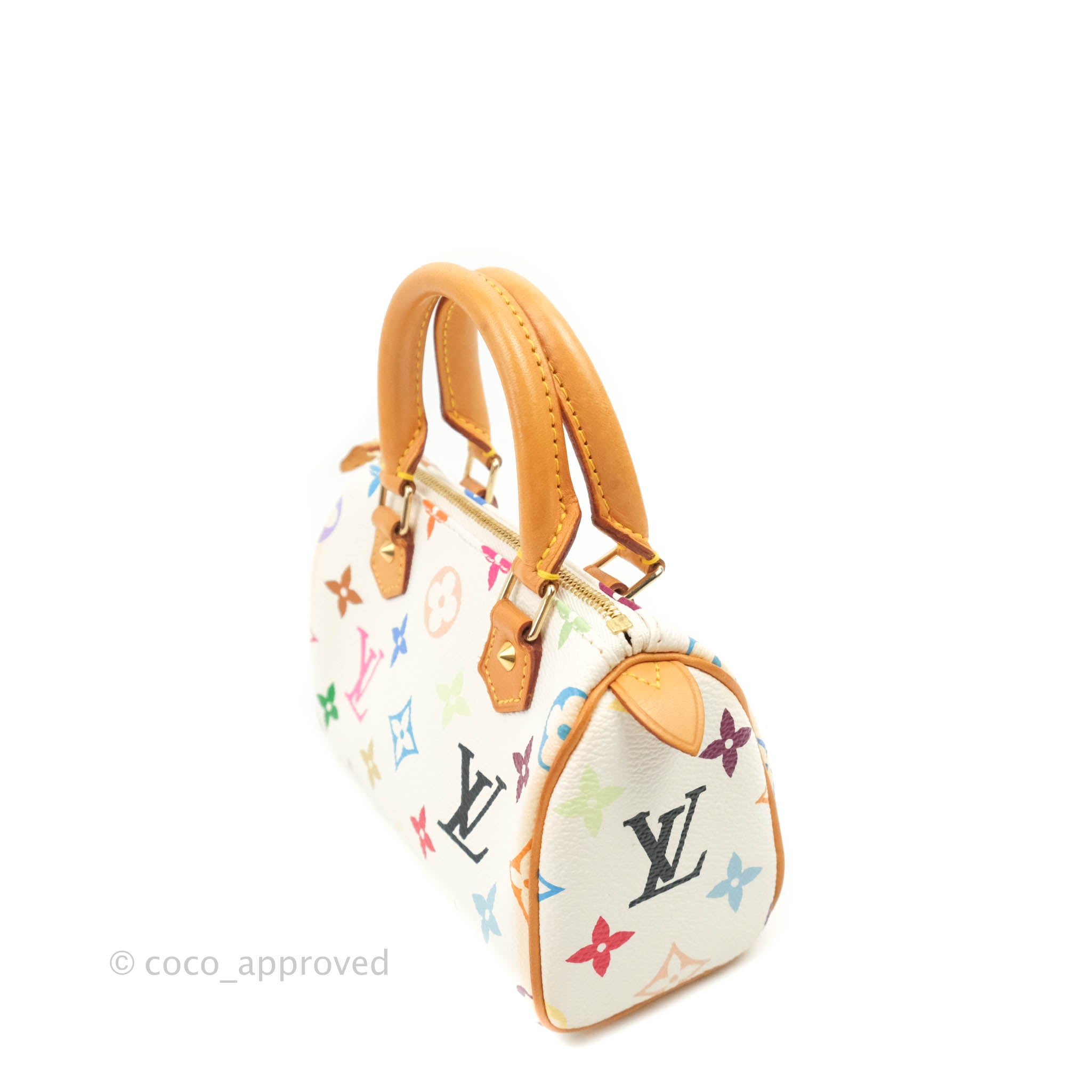Louis Vuitton Takashi Murakami Nano Speedy Handbag