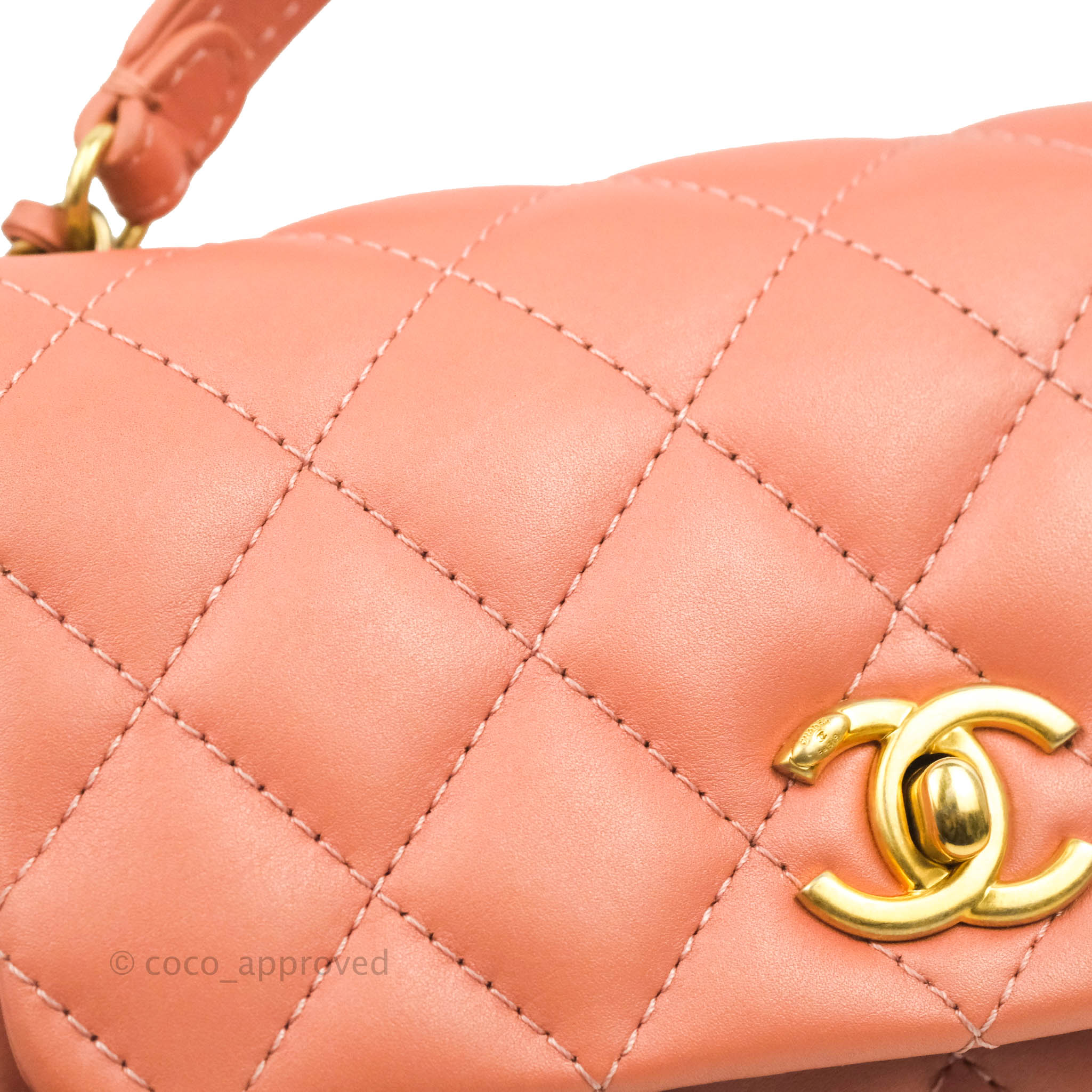 Shop CHANEL Mini Flap Bag with Top Handle by charme929