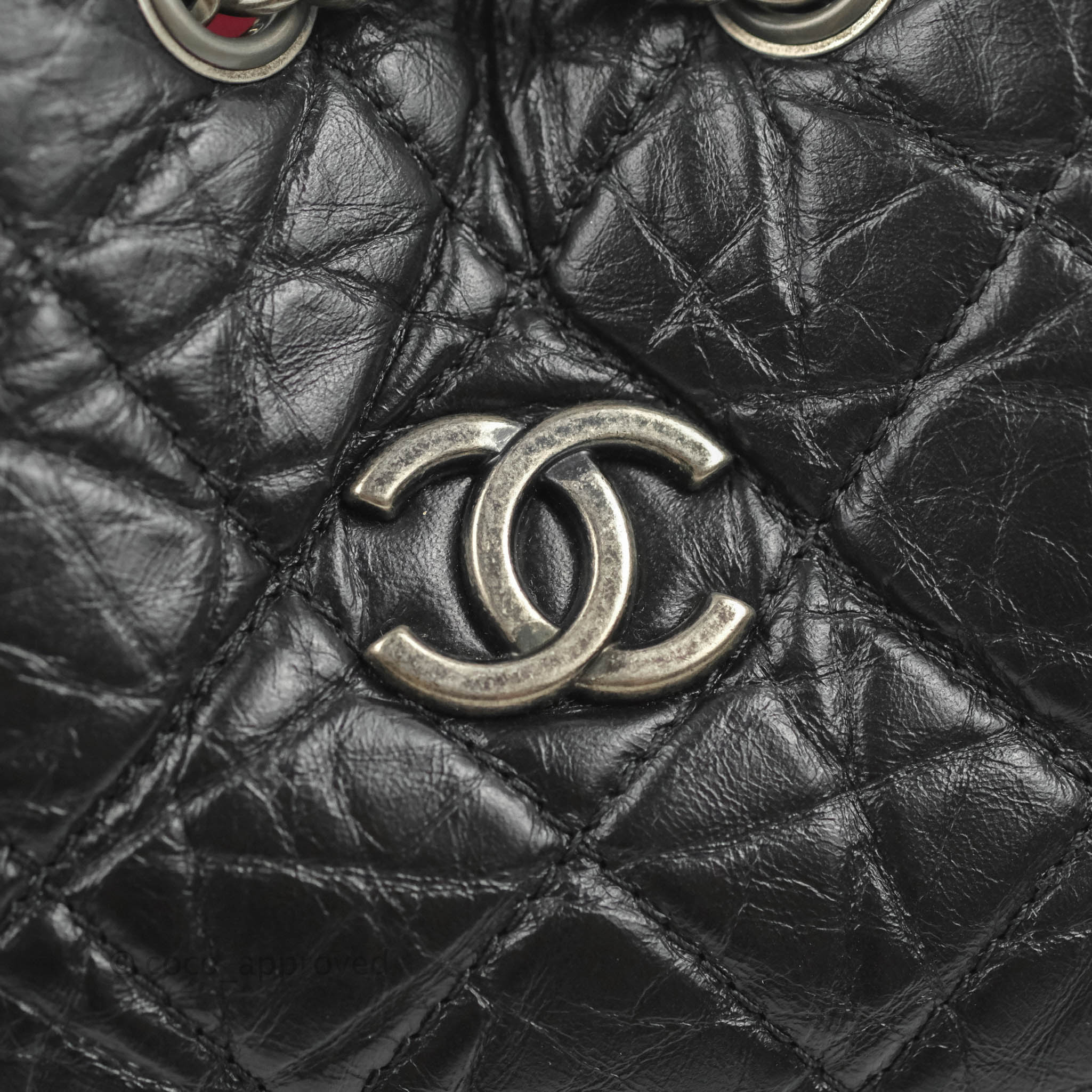 Chanel Small Gabrielle Backpack Black Aged Calfskin – Coco Approved Studio