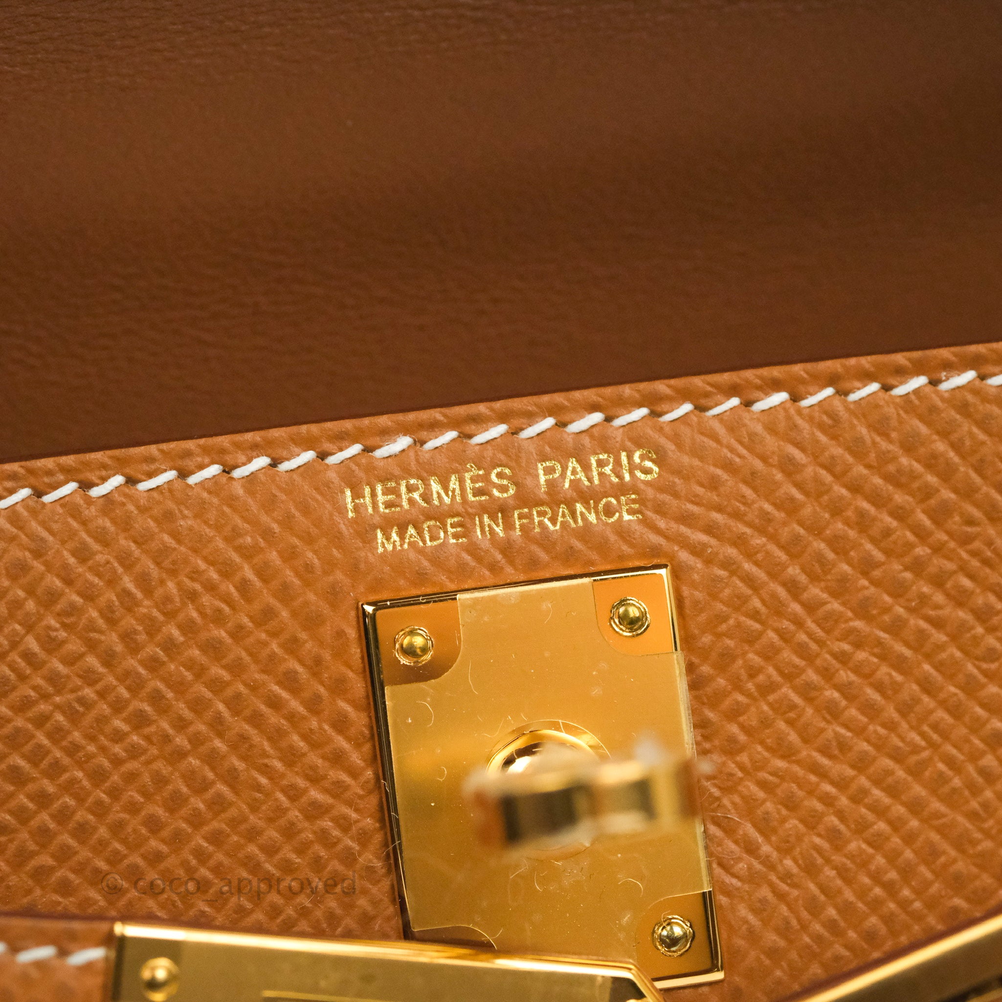 Hermès Mini Kelly II Gold Epsom Gold Hardware – Coco Approved Studio