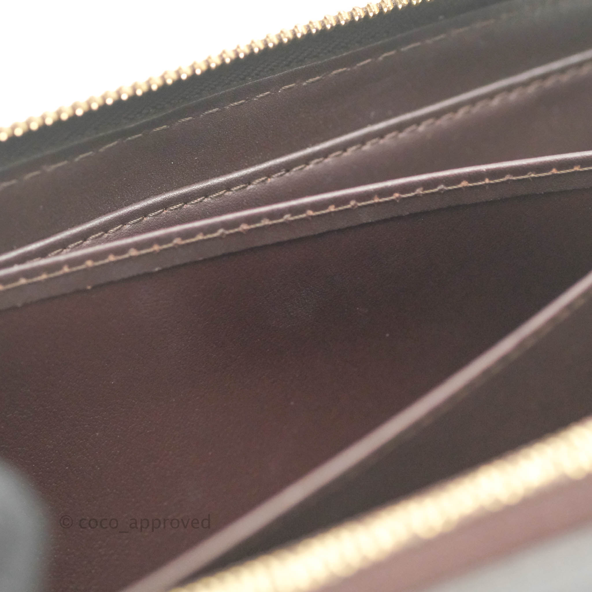 Rue La La Louis Vuitton Amarante Monogram Vernis Leather Zippy Wallet  (Authentic Pre-Owned) 599.00