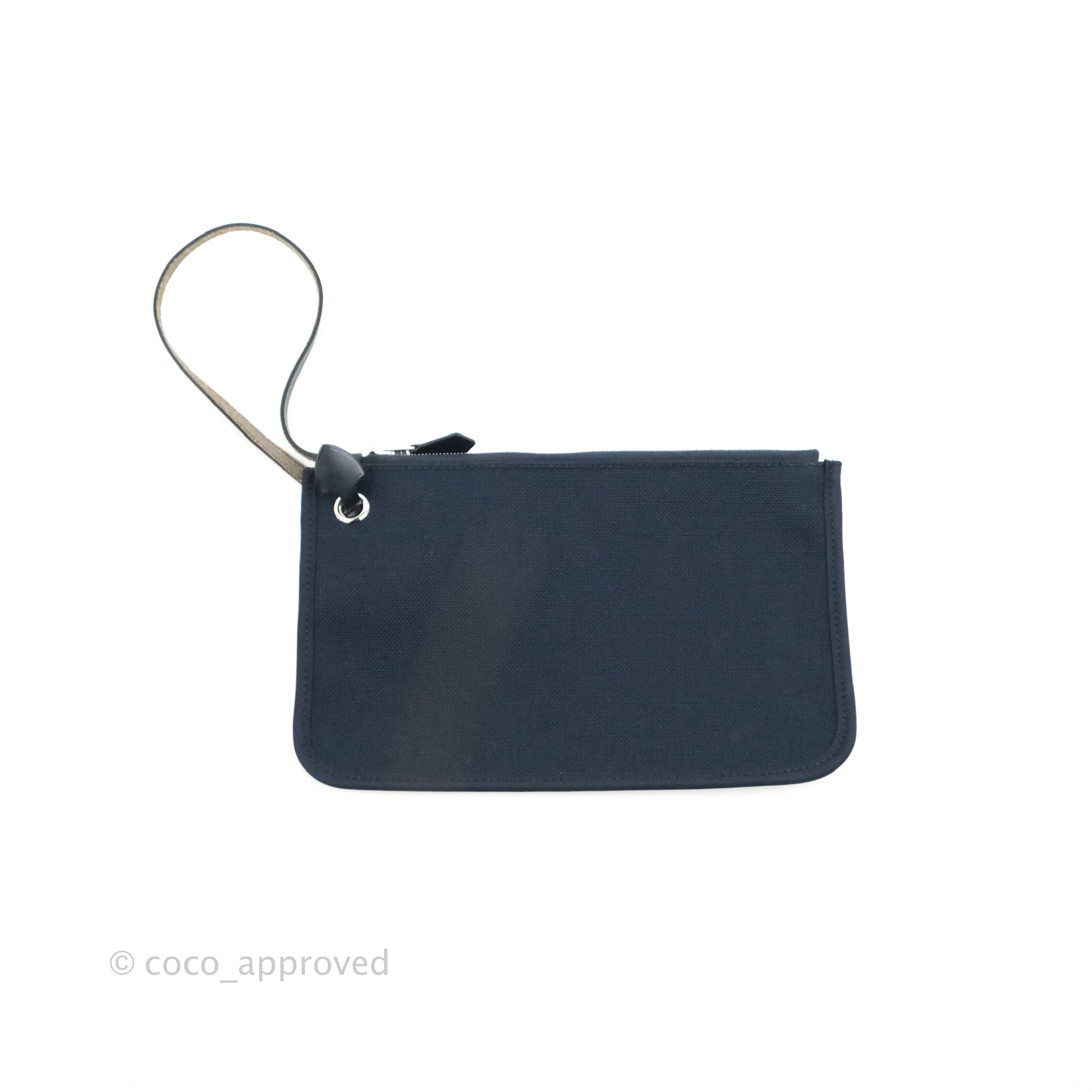 Hermès Hermès Herbag Canvas Backpack-Navy/Black/Blue Silver Hardware ( Backpacks)