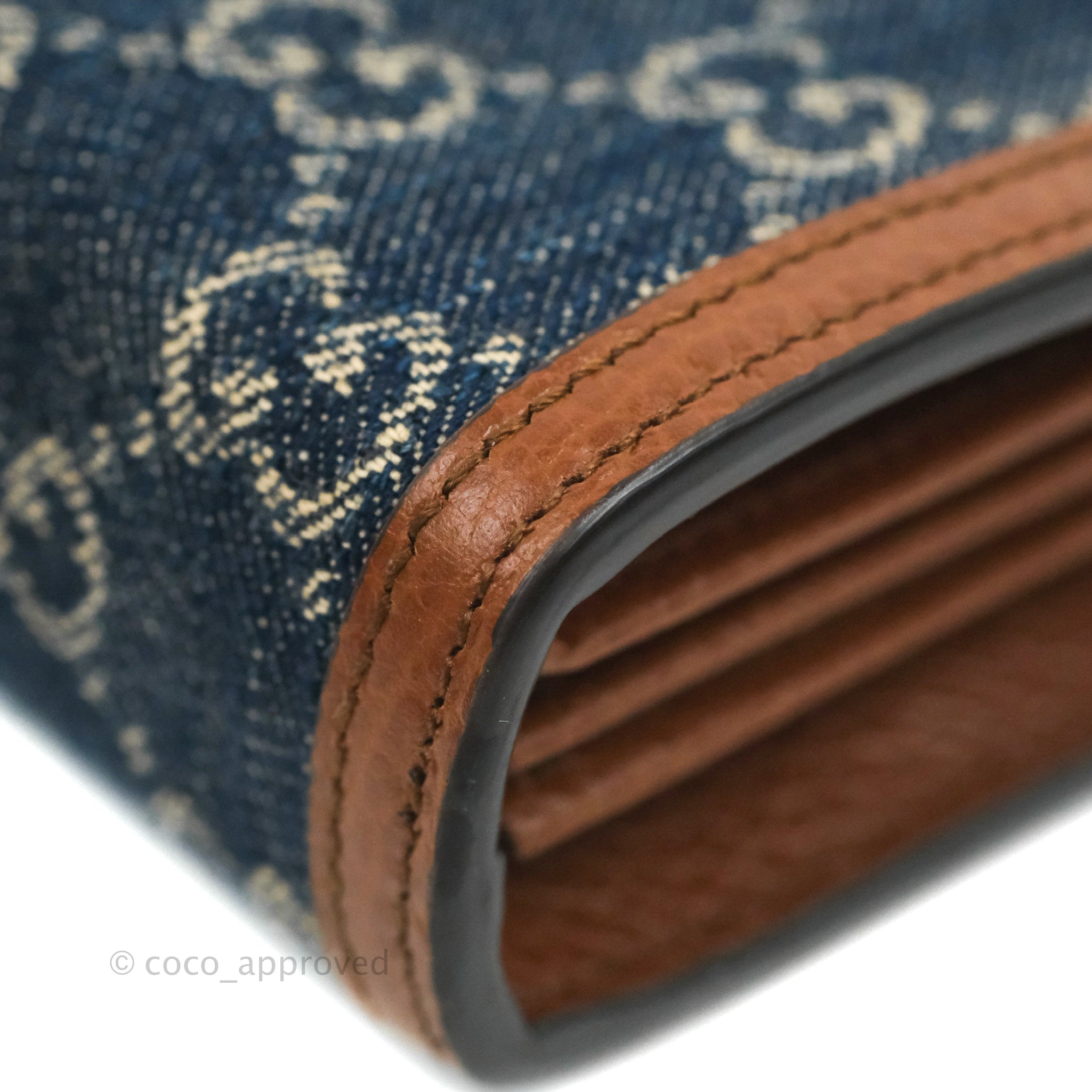 Sold at Auction: Louis Vuitton Monogram Denim Wallet