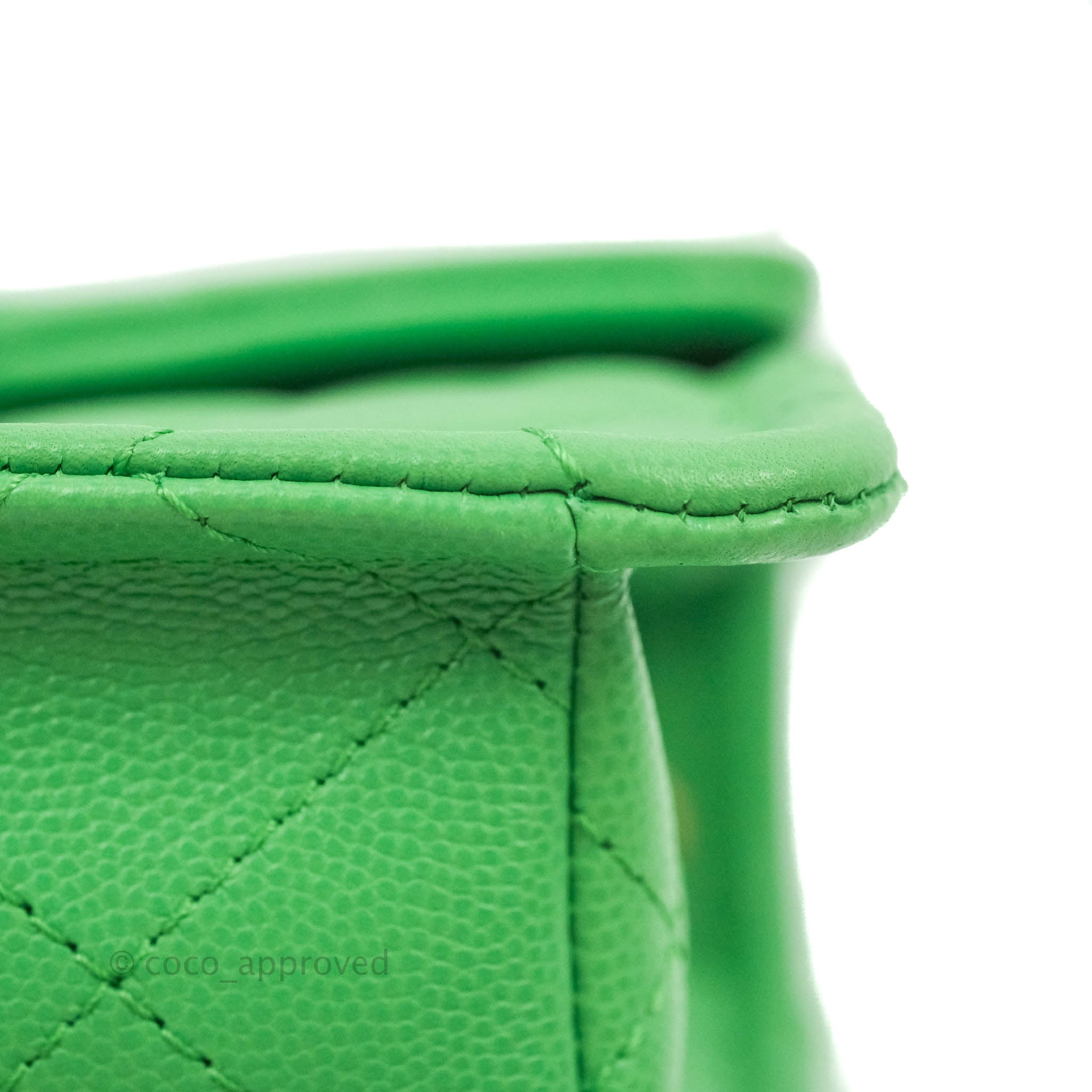 💚 CHANEL My Perfect Mini Iridescent Green Caviar Bag