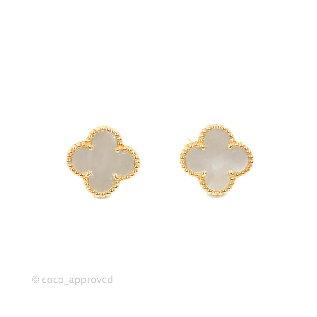 Van Cleef & Arpels Vintage Alhambra Earrings Mother-of-pearl