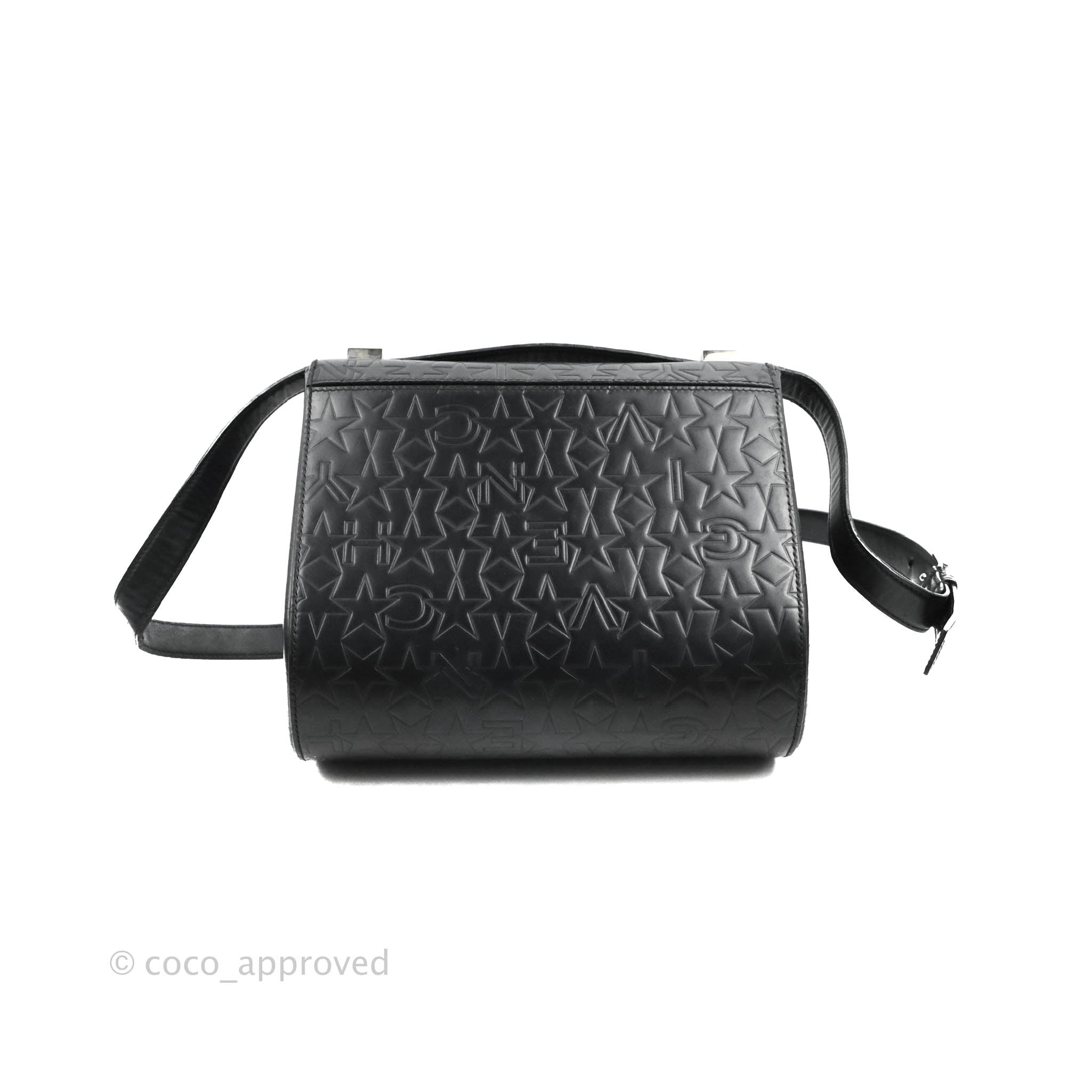 Givenchy Calfskin Star Embossed Medium Pandora Box Crossbody Bag 