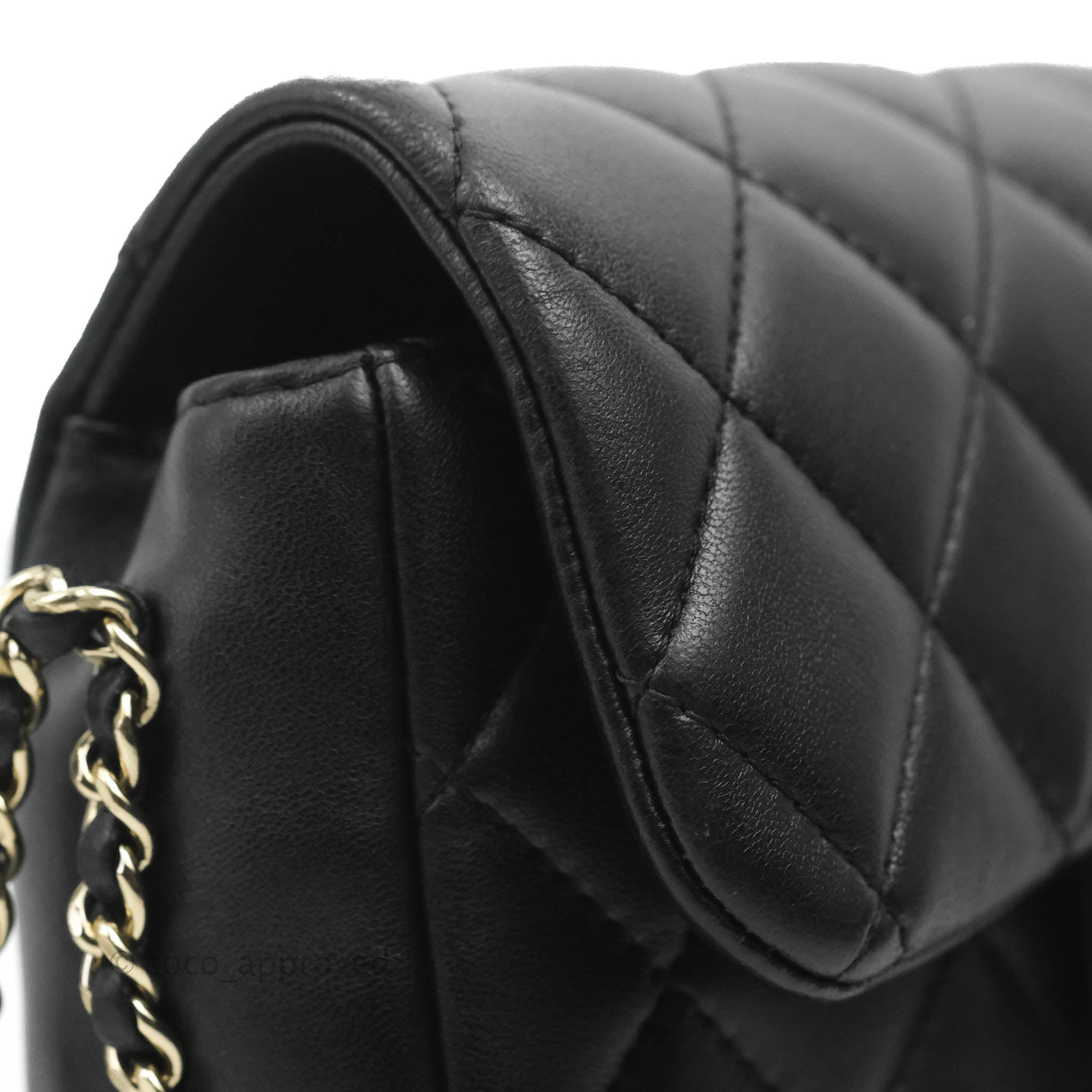 Chanel Vintage Chevron Caviar Maxi Flap Bag 1994 Black XL Classic 24k –  Boutique Patina